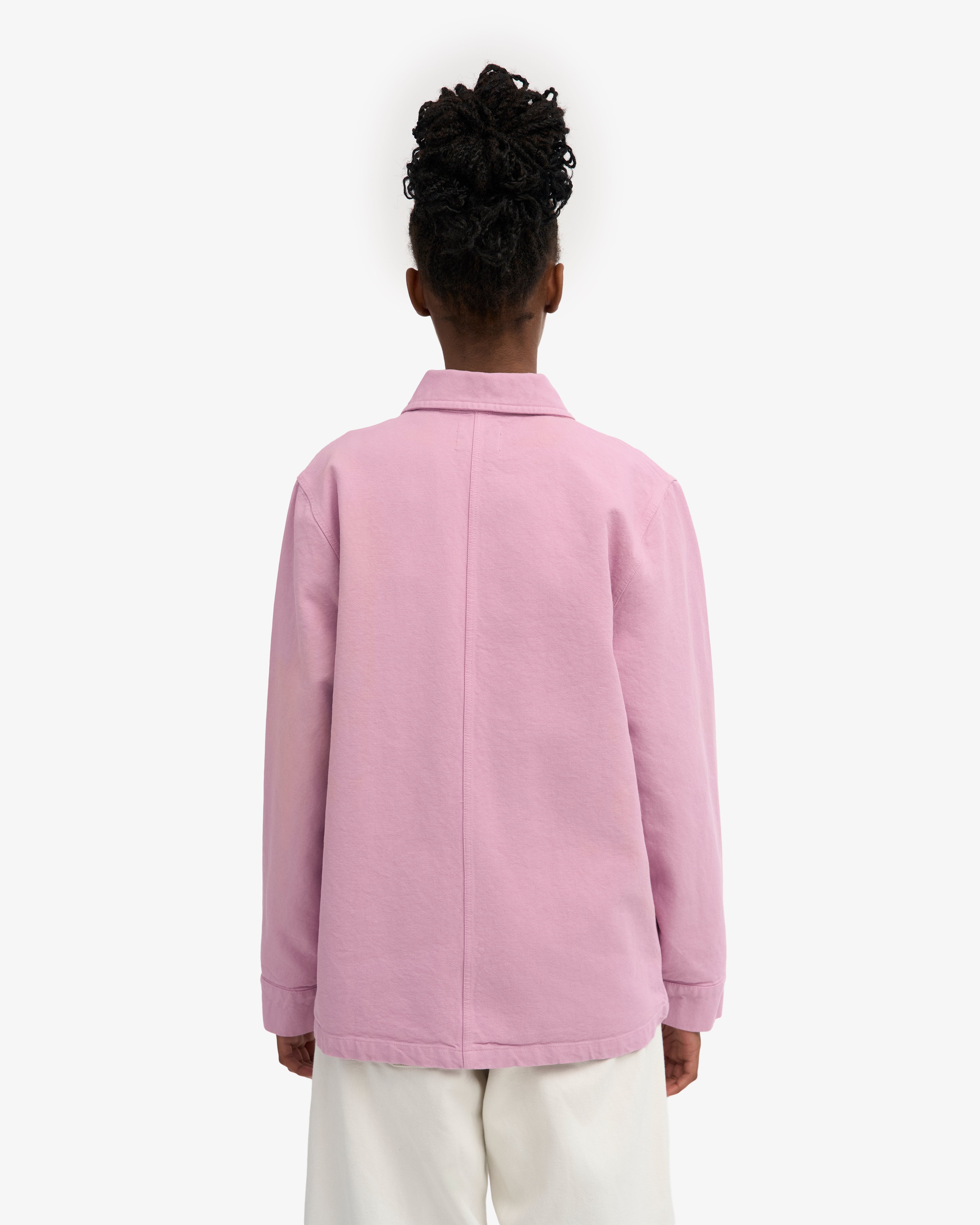 Organic Workwear Jacket - Cherry Blossom