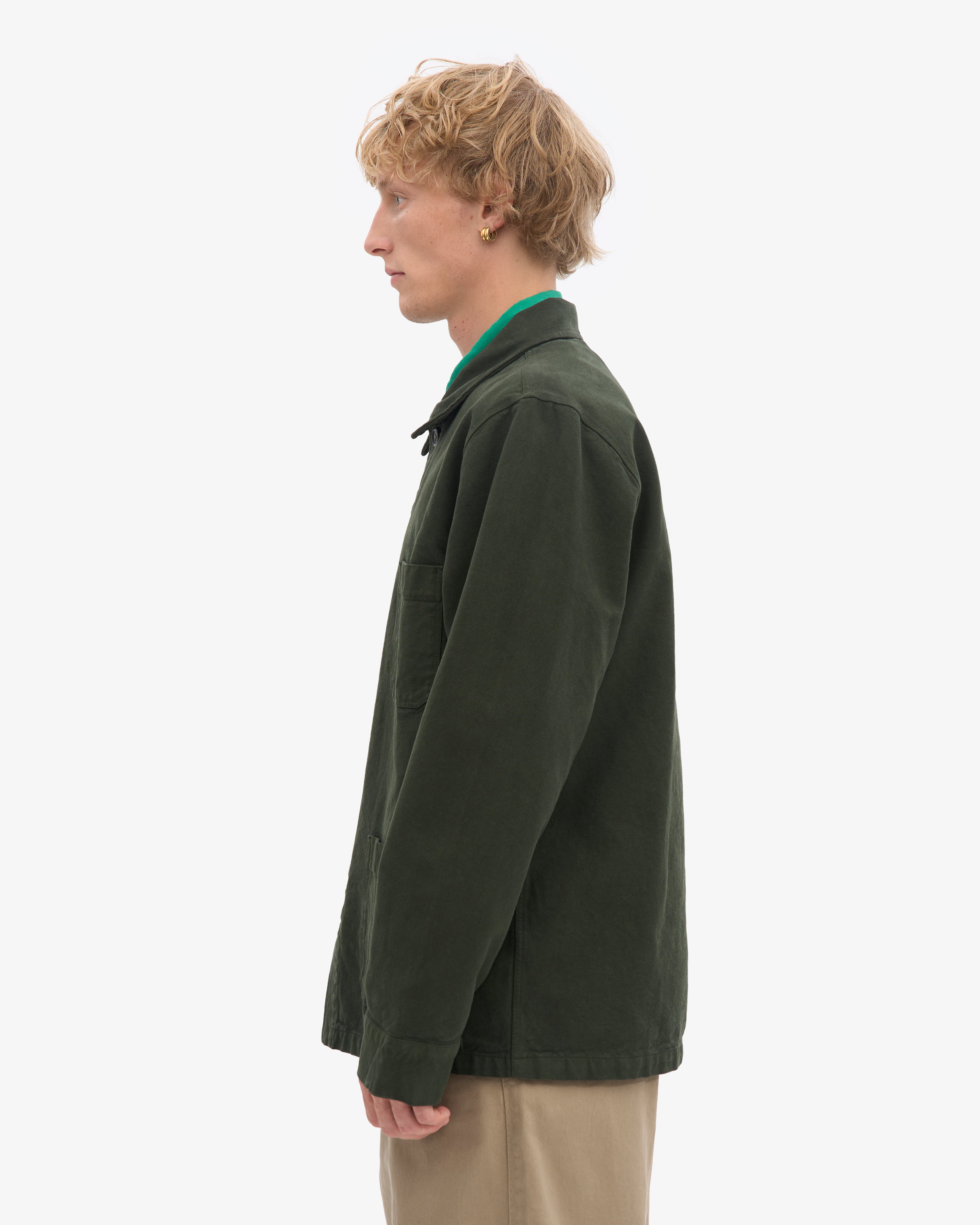 Organic Workwear Jacket - Hunter Green