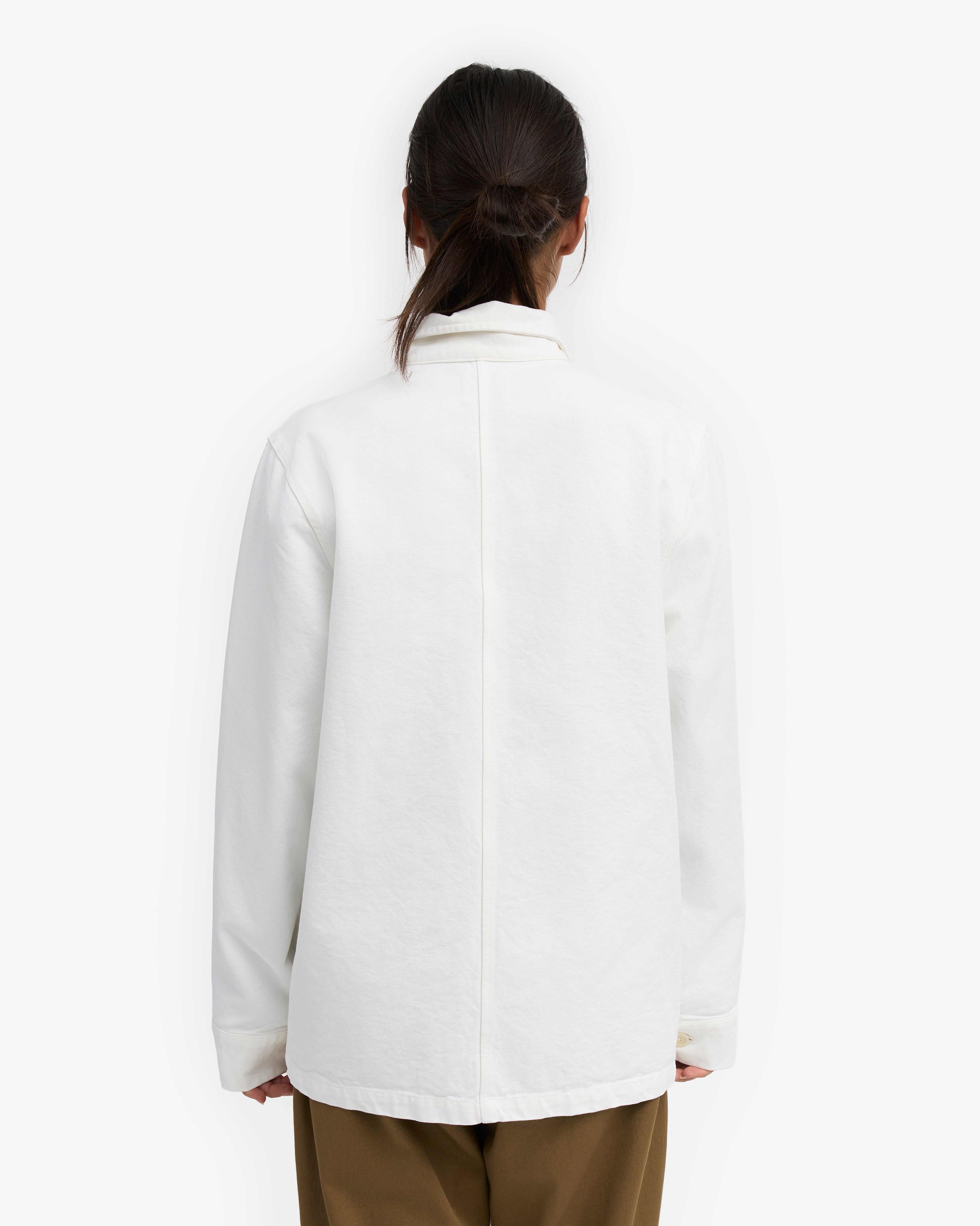 Organic Workwear Jacket - Optical White