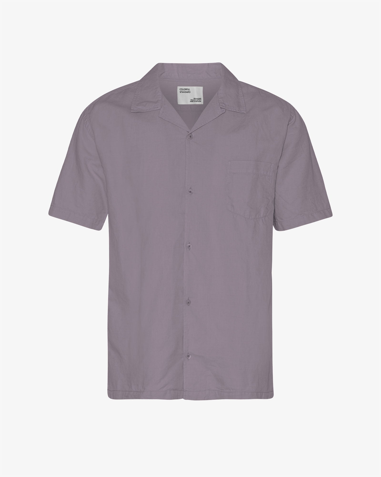 Linen Short Sleeved Shirt - Purple Haze