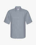 Linen SS Shirt - Steel Blue