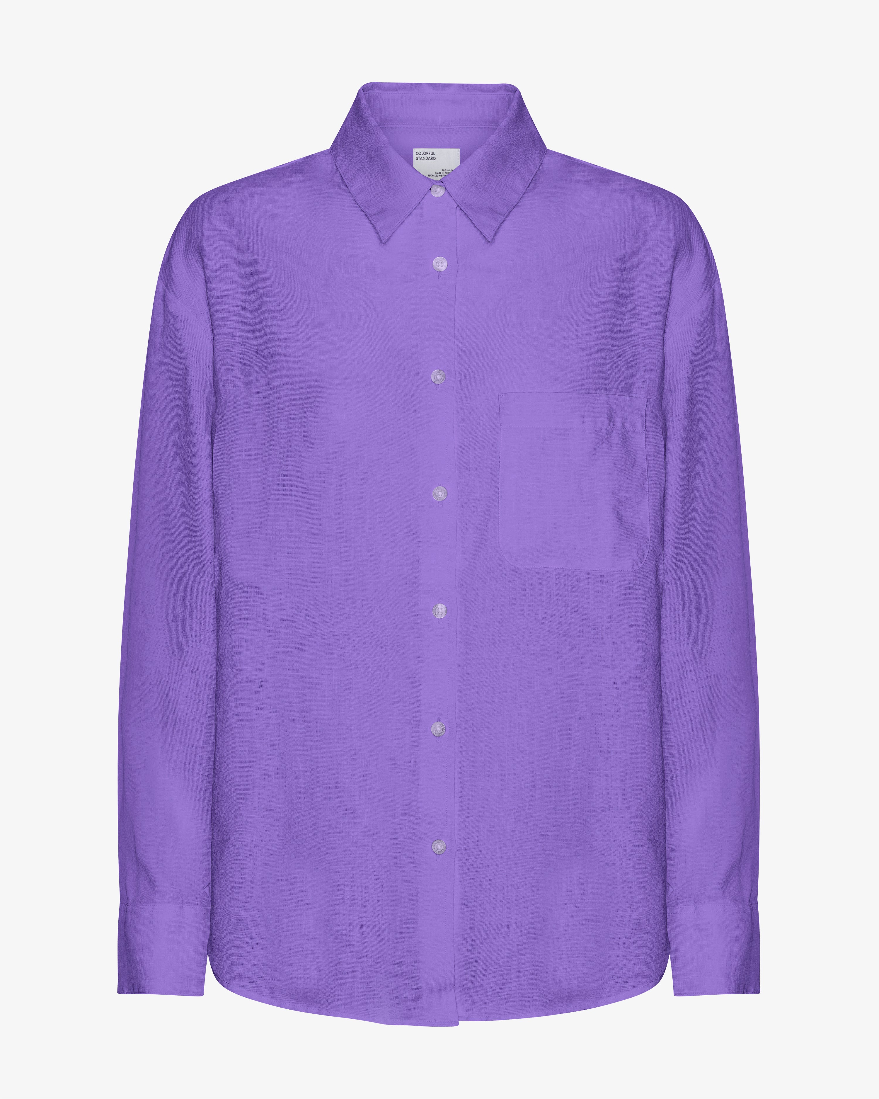Linen Oversized Shirt - Soft Lavender – Colorful Standard
