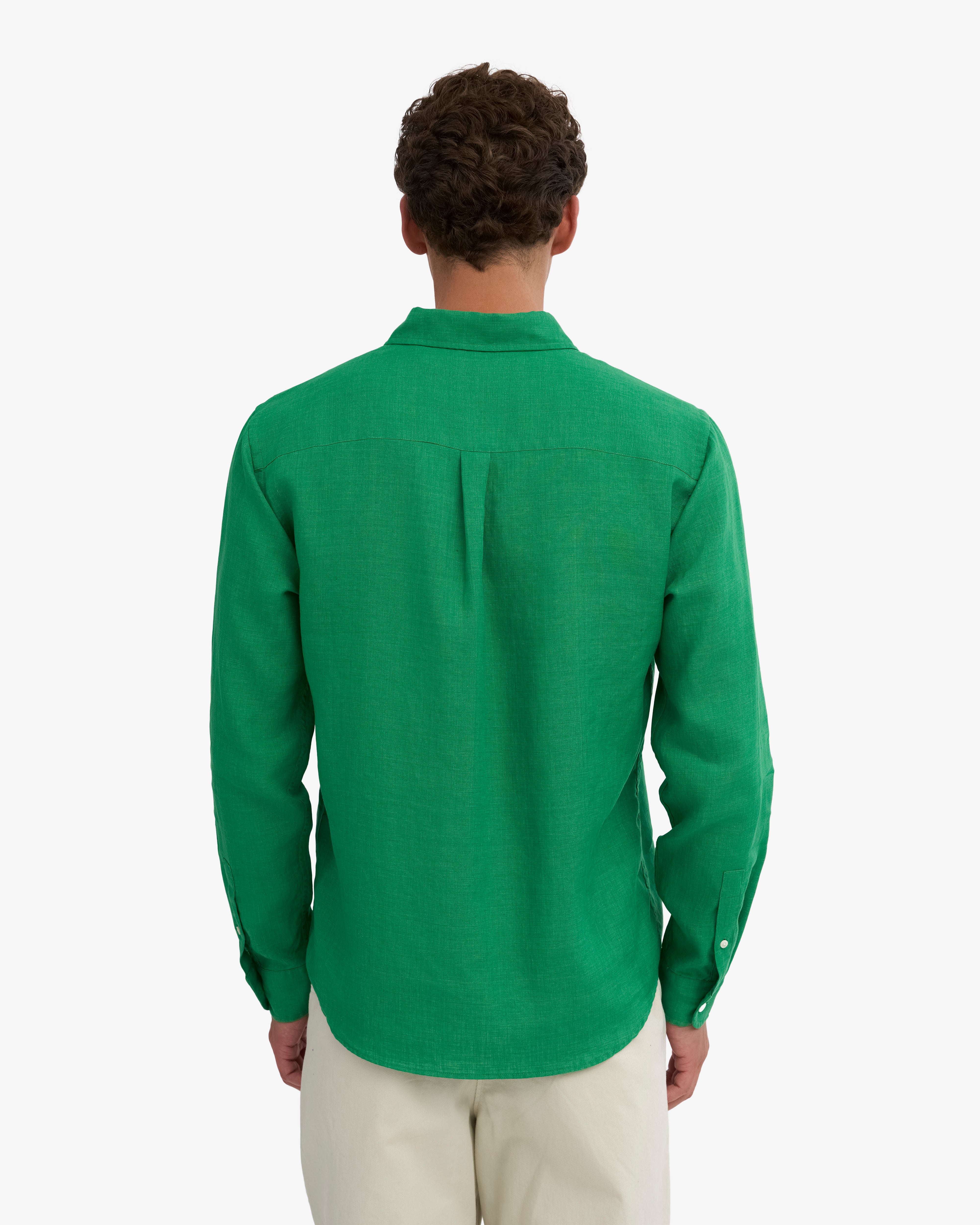 Linen Shirt - Kelly Green