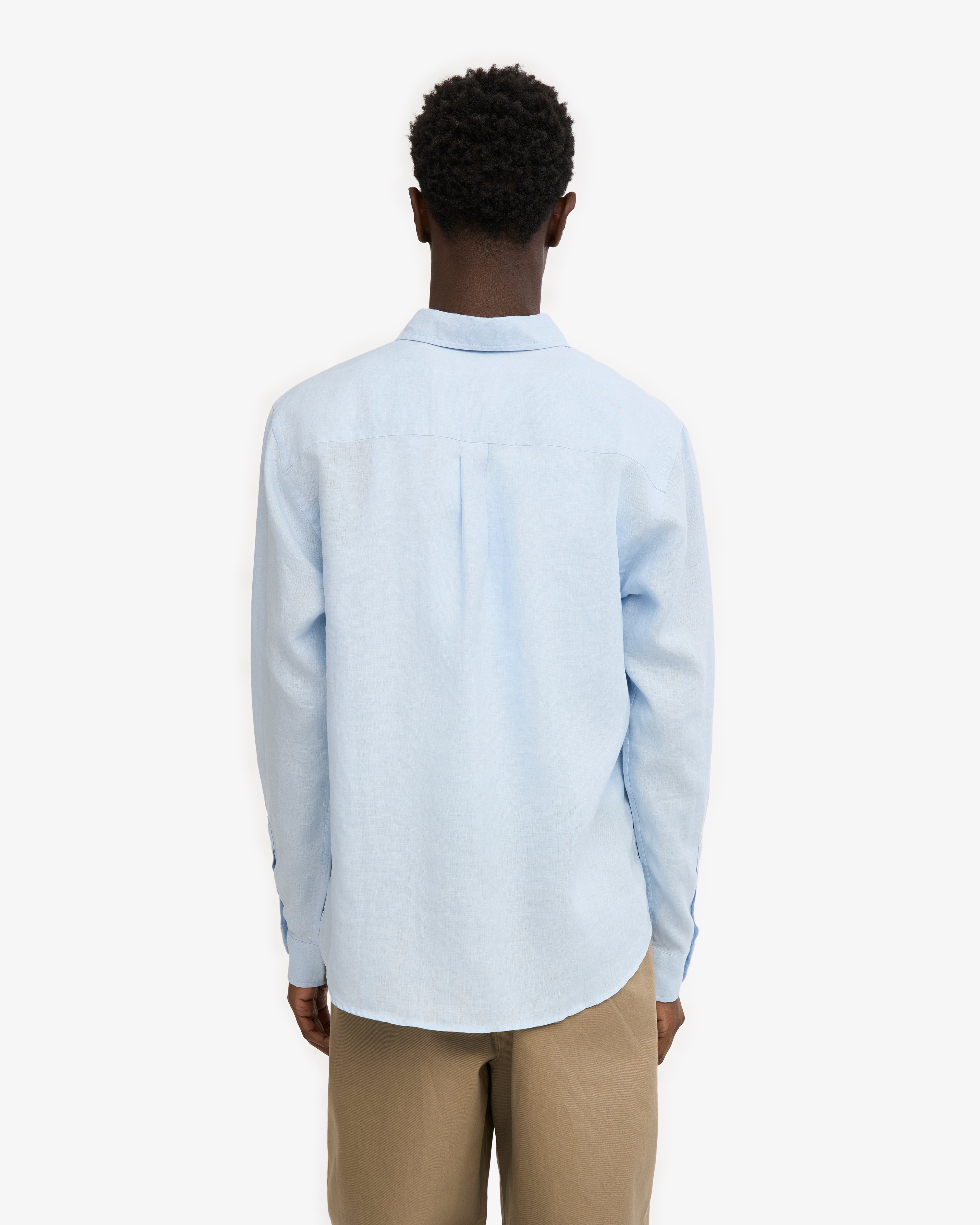 Linen Shirt - Polar Blue