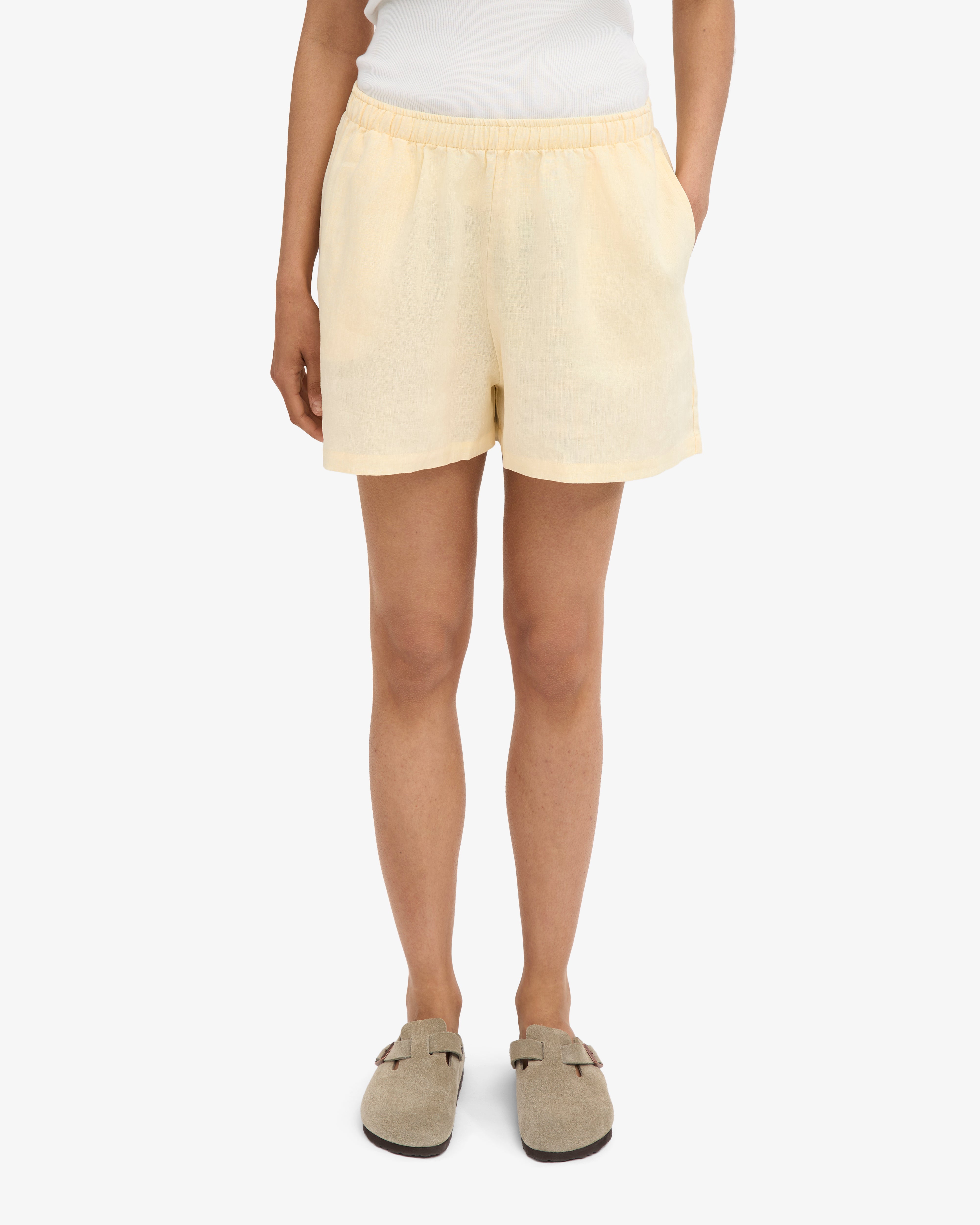 Linen Shorts - Ultra Violet