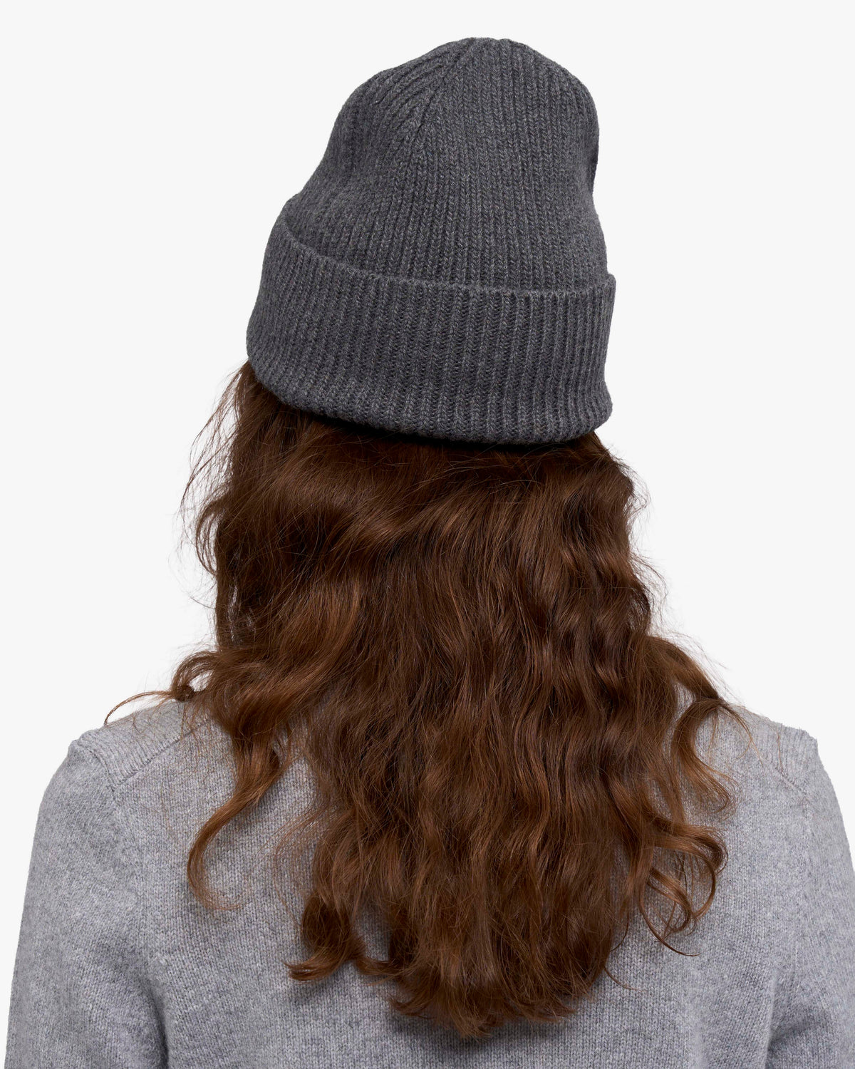 Cashmere Beanie - Lava Grey