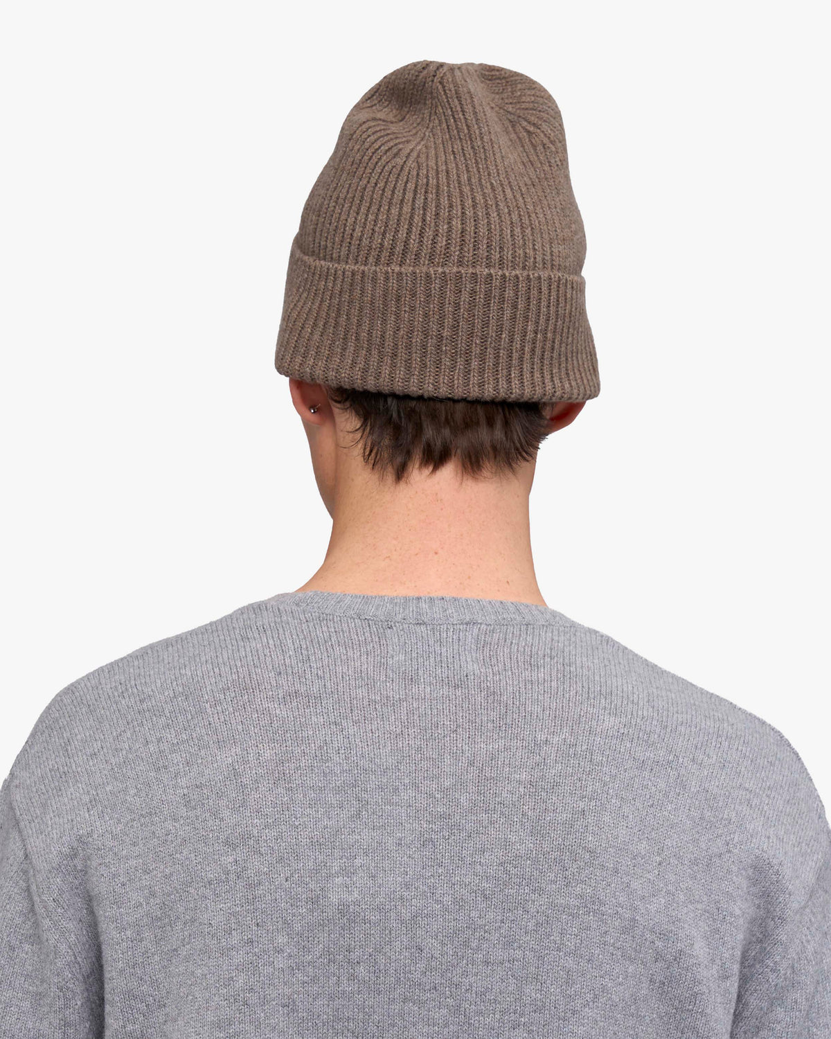 Cashmere Beanie - Warm Taupe