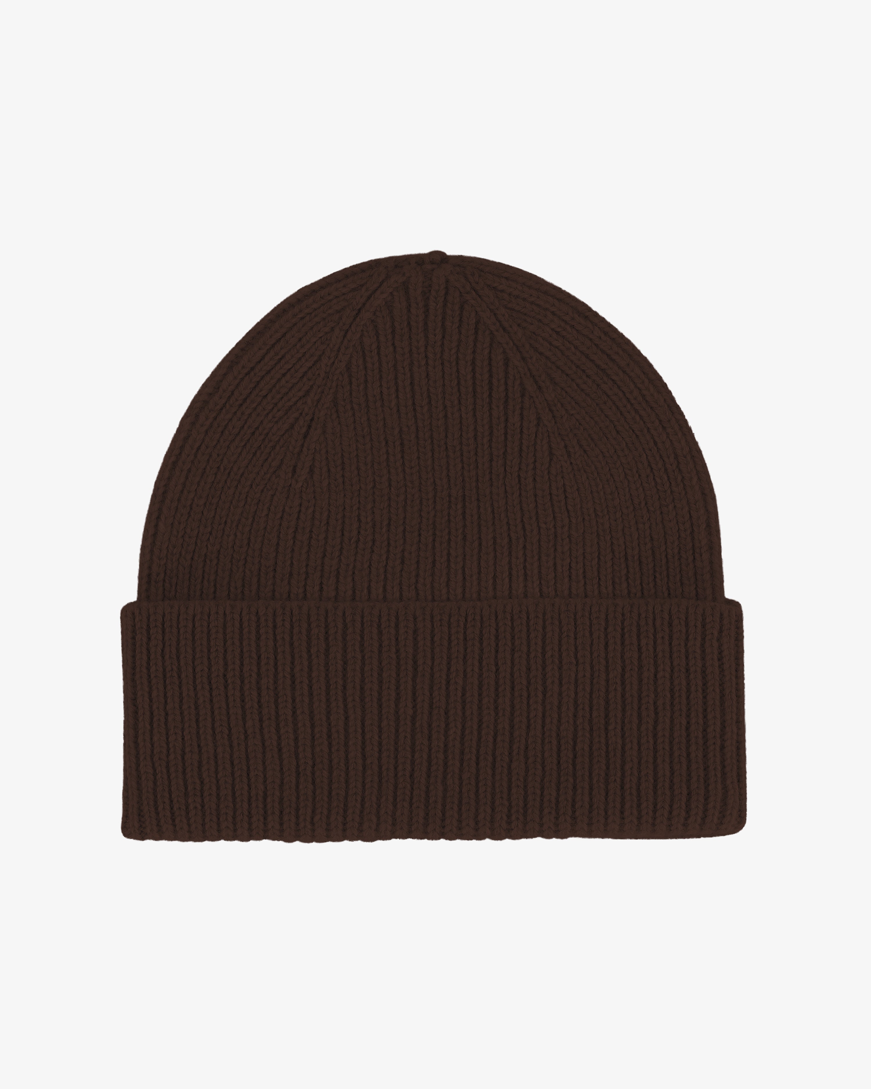 Merino Wool Beanie - Coffee Brown