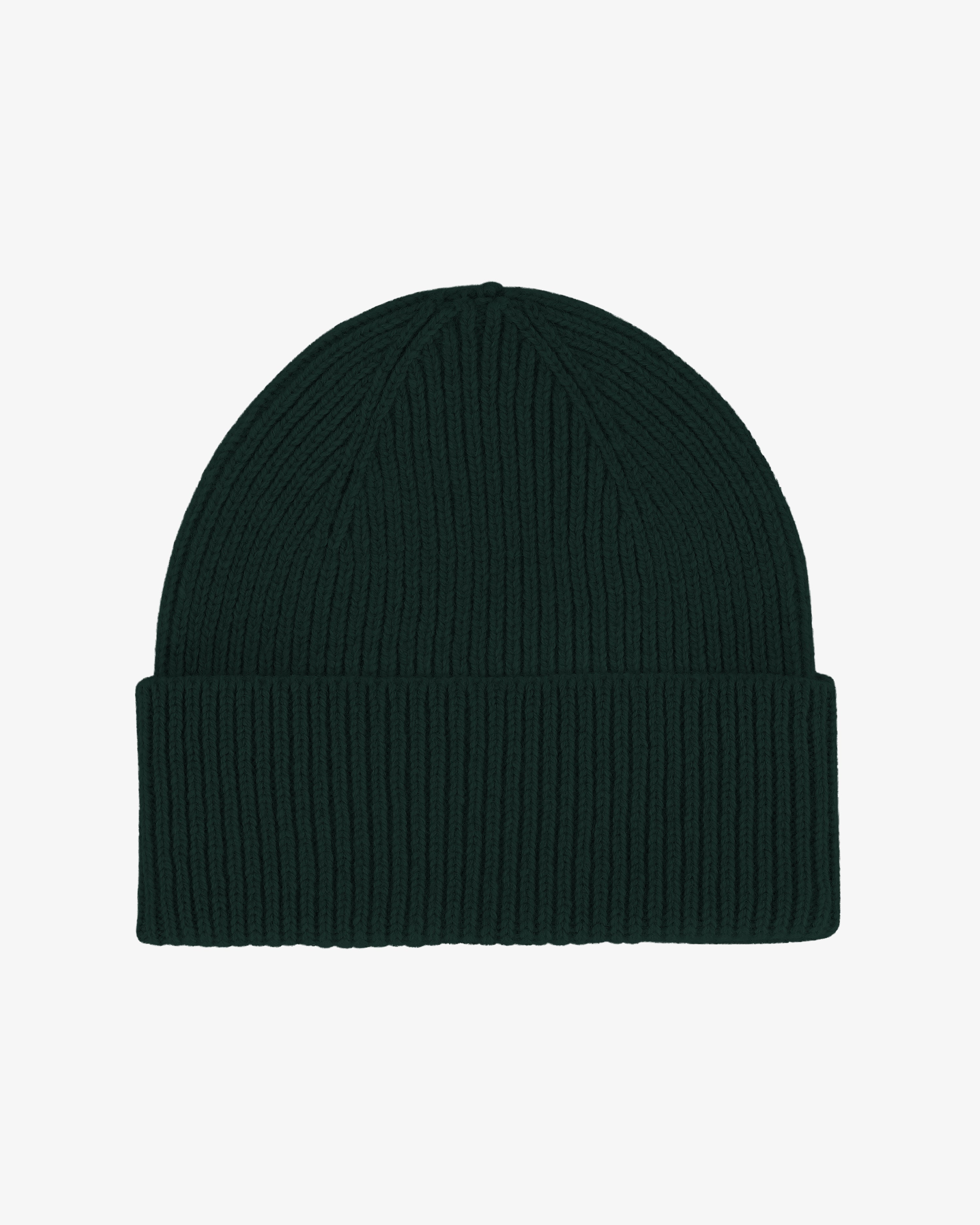 Merino Wool Beanie - Emerald Green