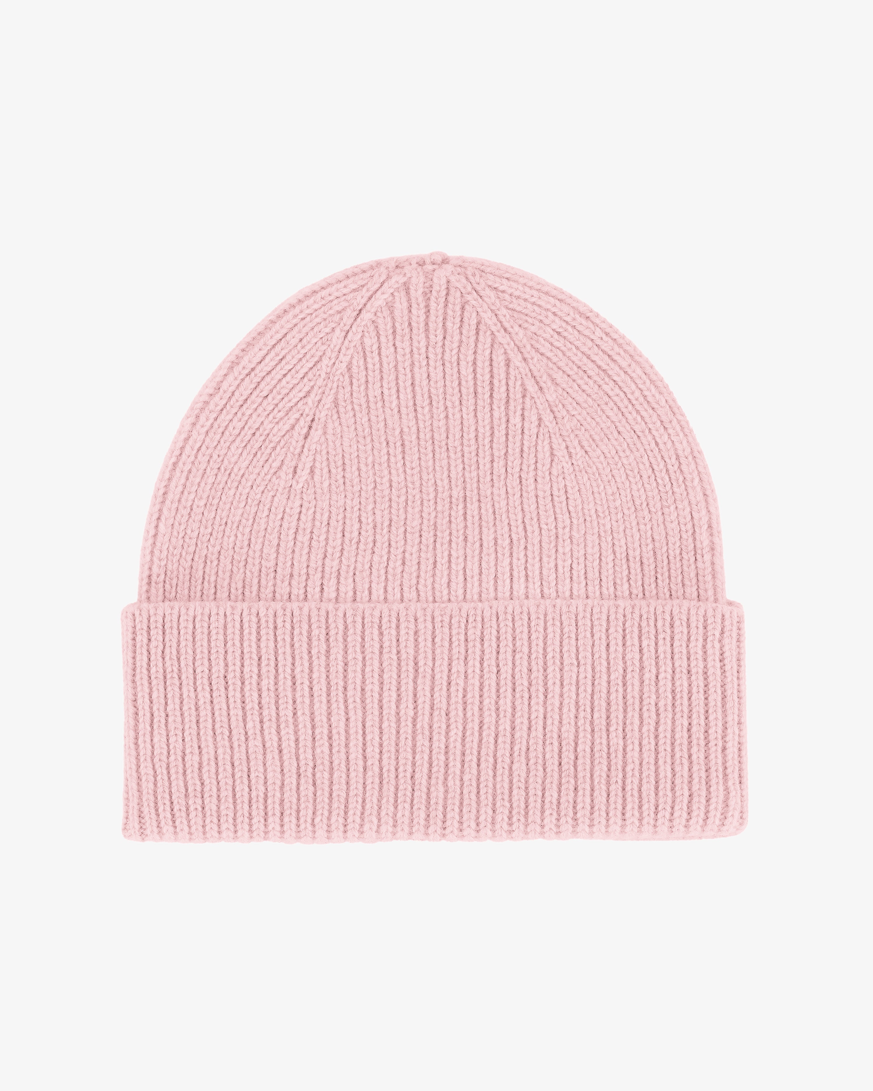 Merino Wool Beanie - Faded Pink