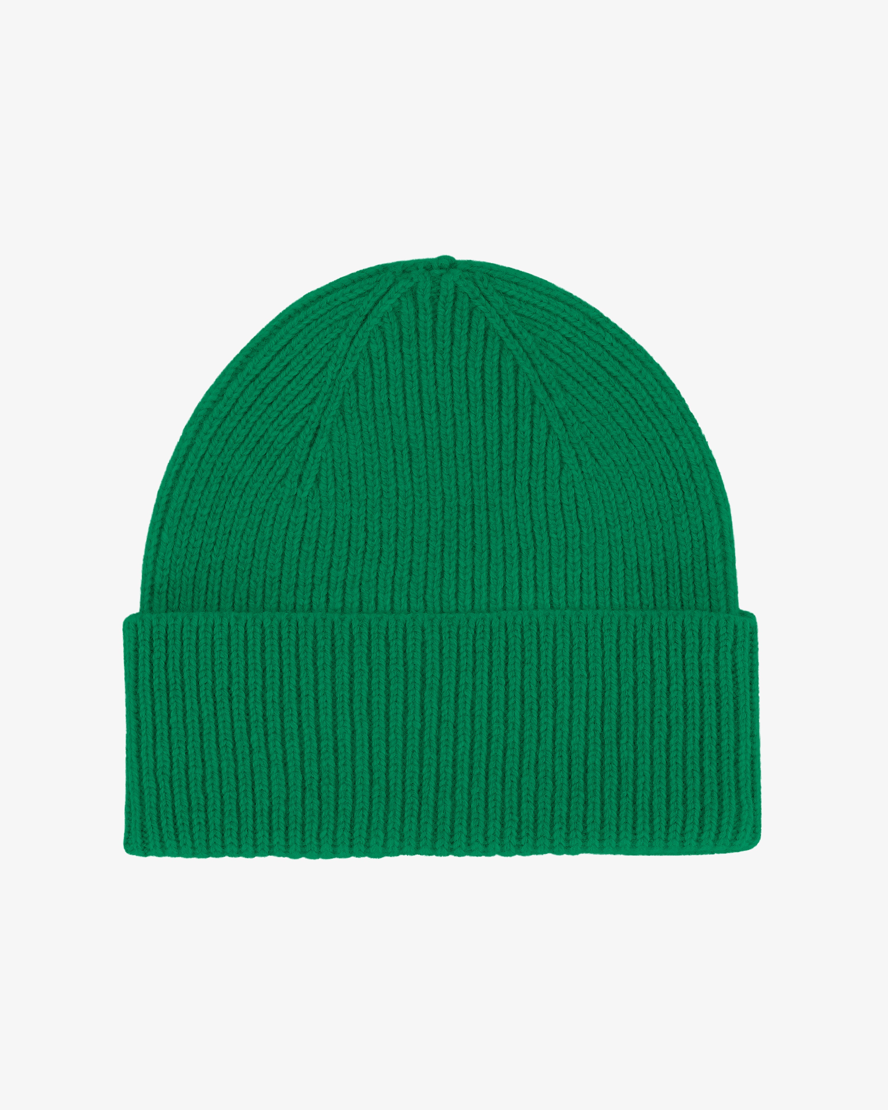 Merino Wool Beanie - Kelly Green