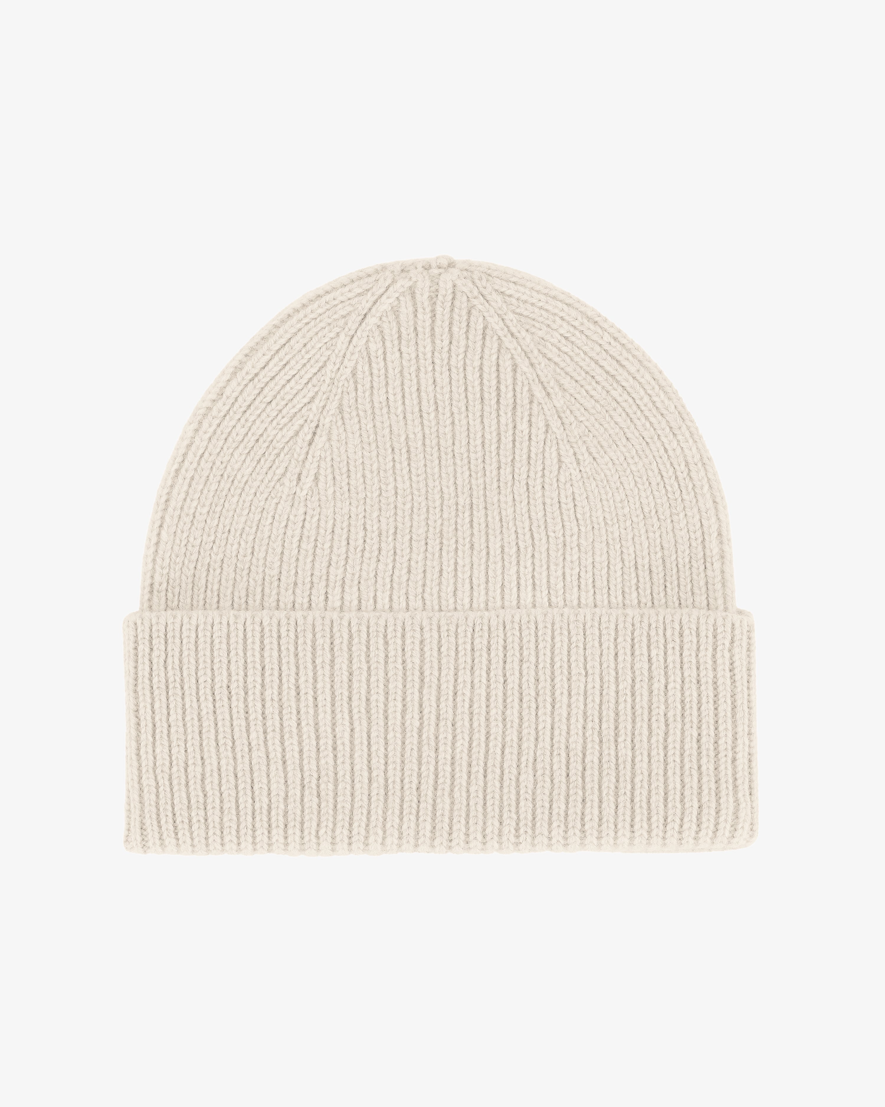 Merino Wool Beanie - Optical White