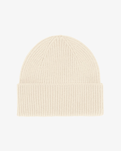BEANIE HAT IN WHITE WOOL 403393