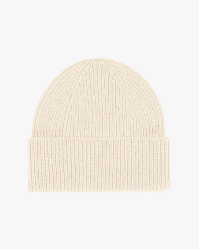 BEANIIE HAT IN WHITE WOOL 335040