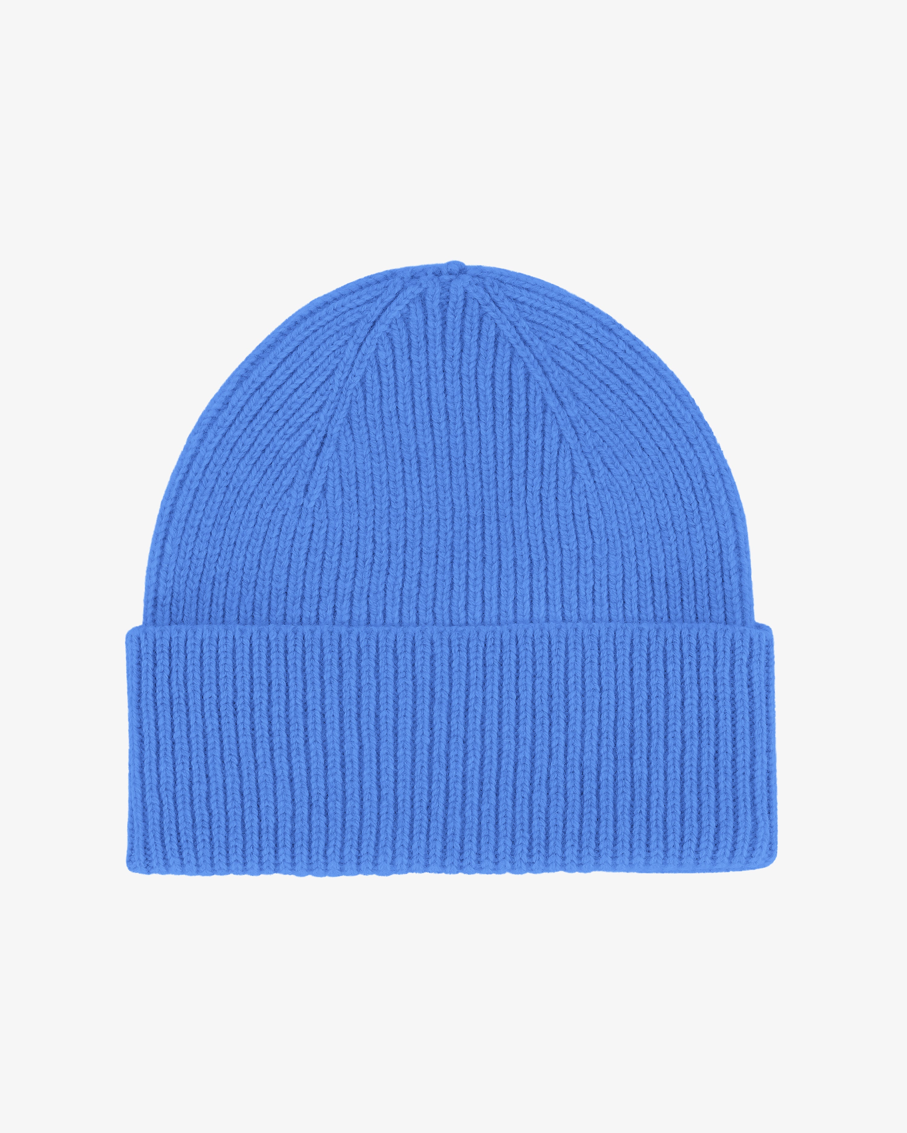 Merino Wool Beanie - Pacific Blue