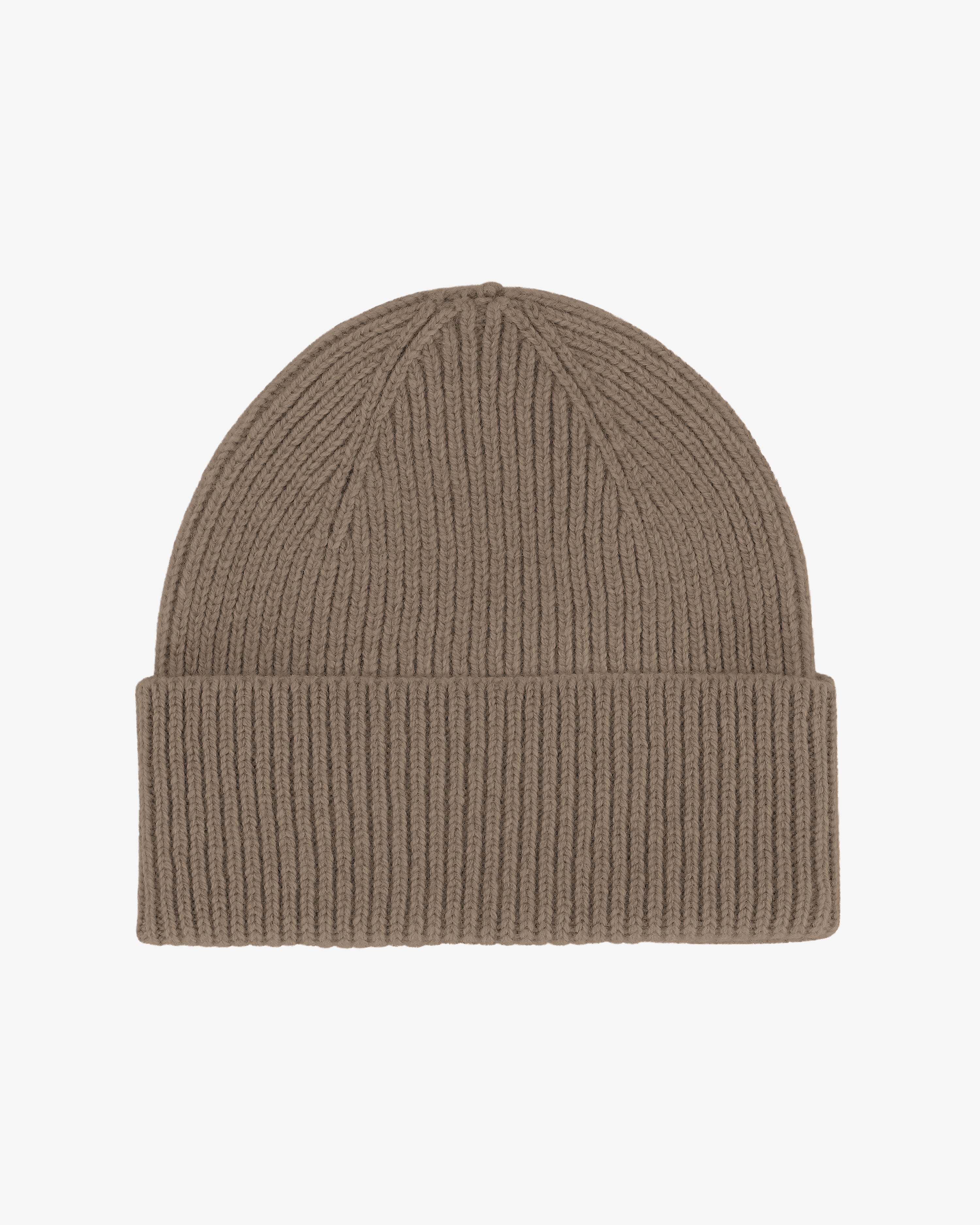 Merino Wool Beanie - Warm Taupe