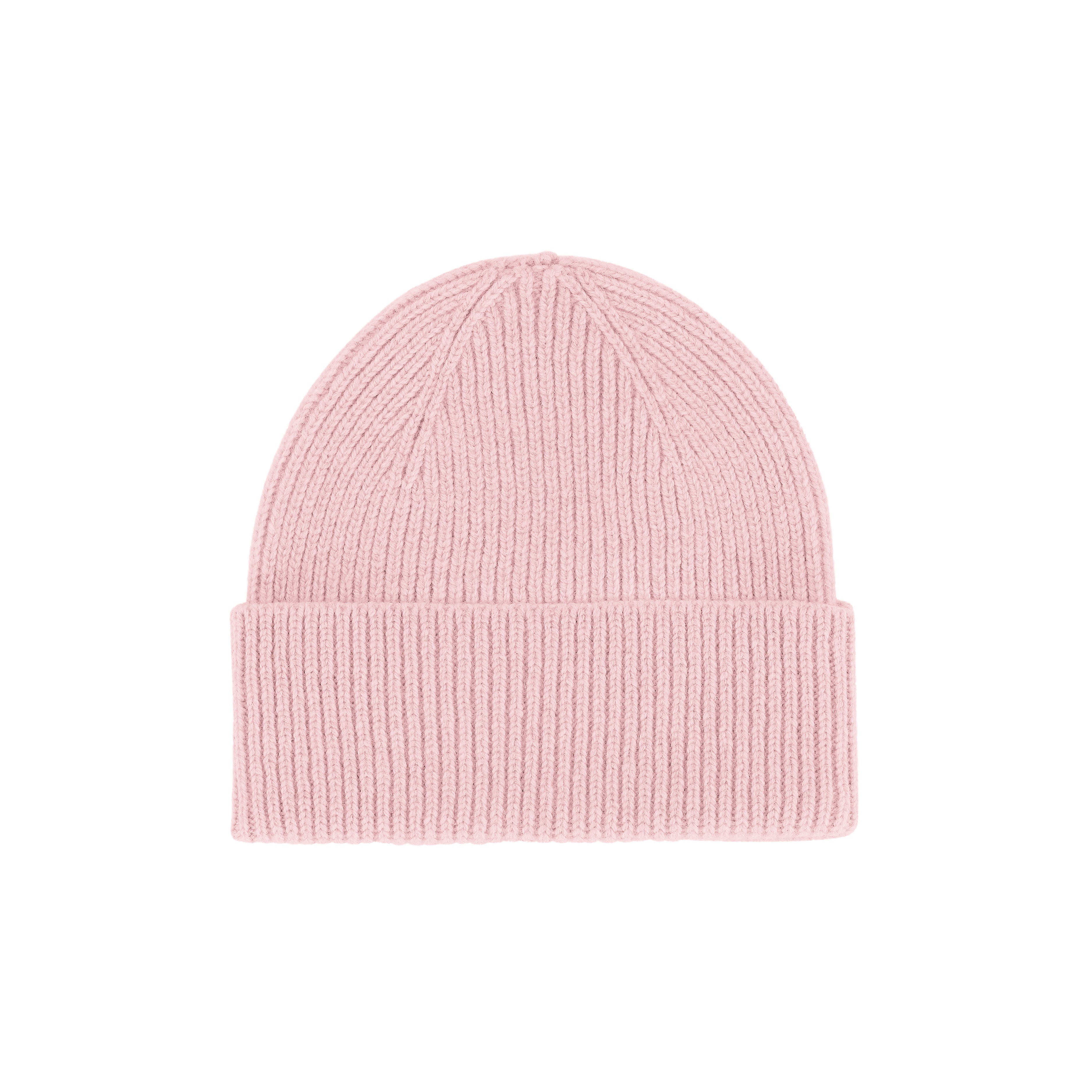 Merino Wool Beanie - Faded Pink