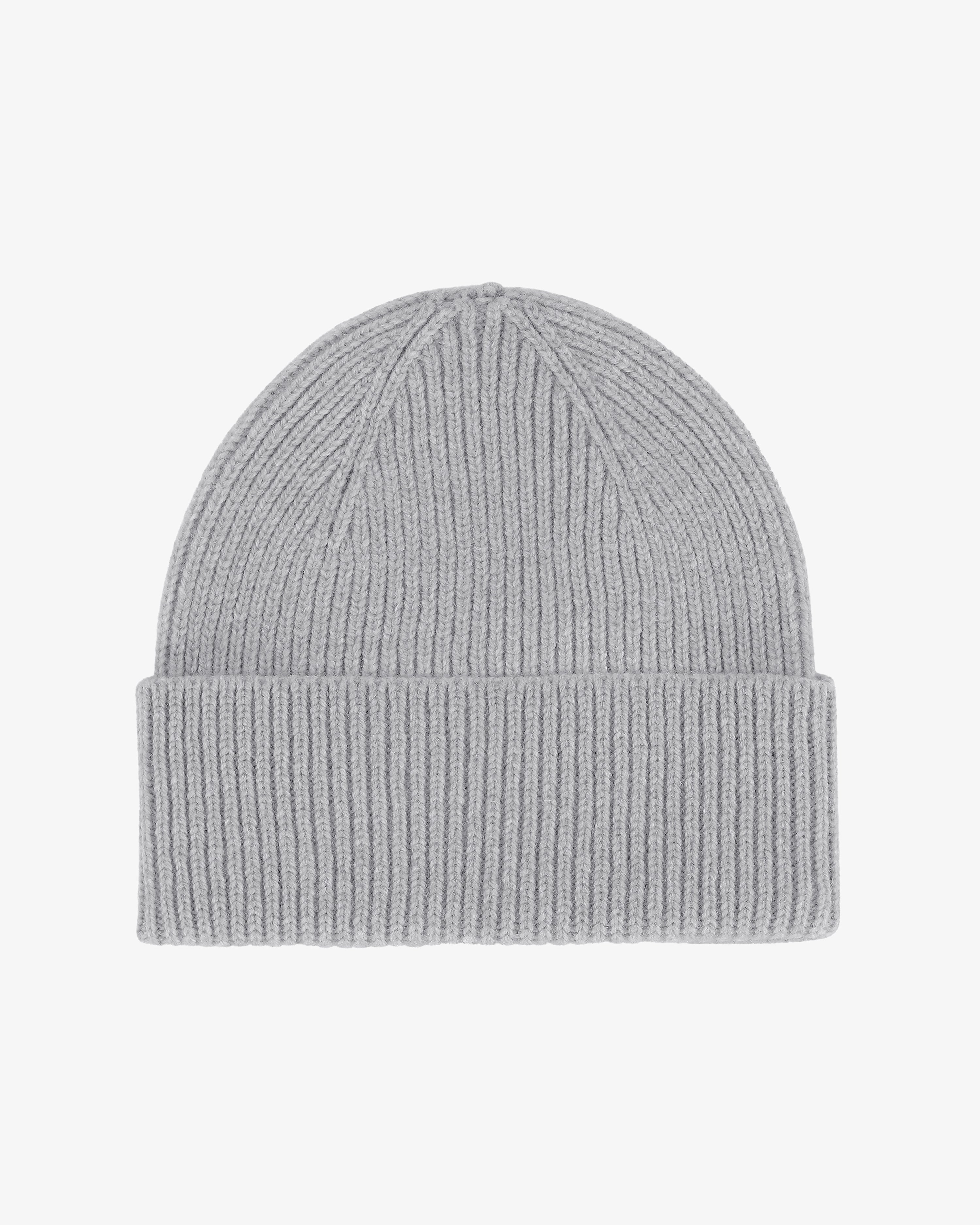 Merino Wool Beanie - Heather Grey