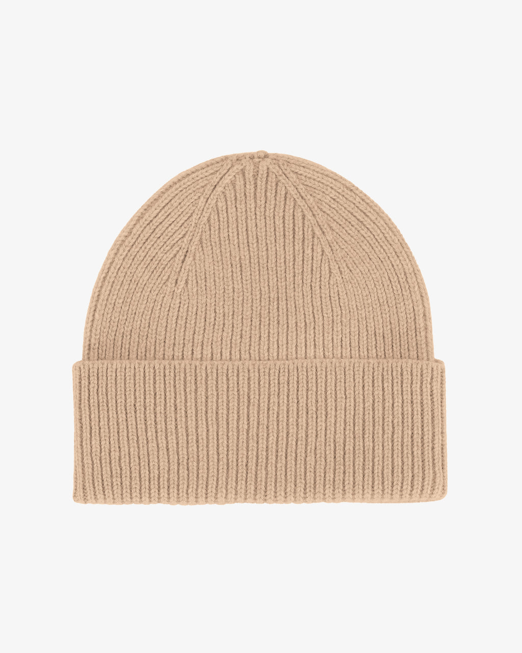 Merino Wool Beanie Honey Beige