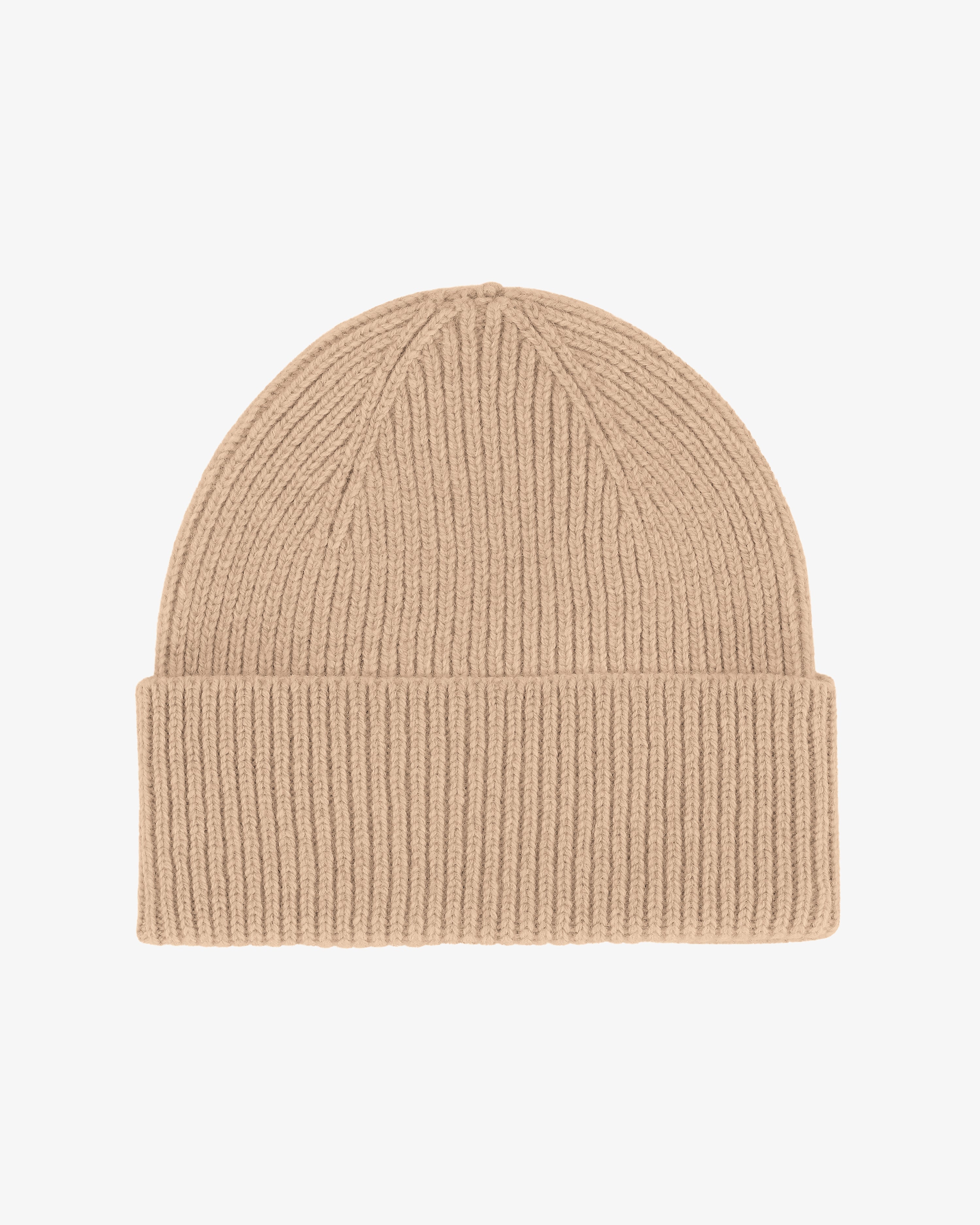 Merino Wool Beanie - Honey Beige