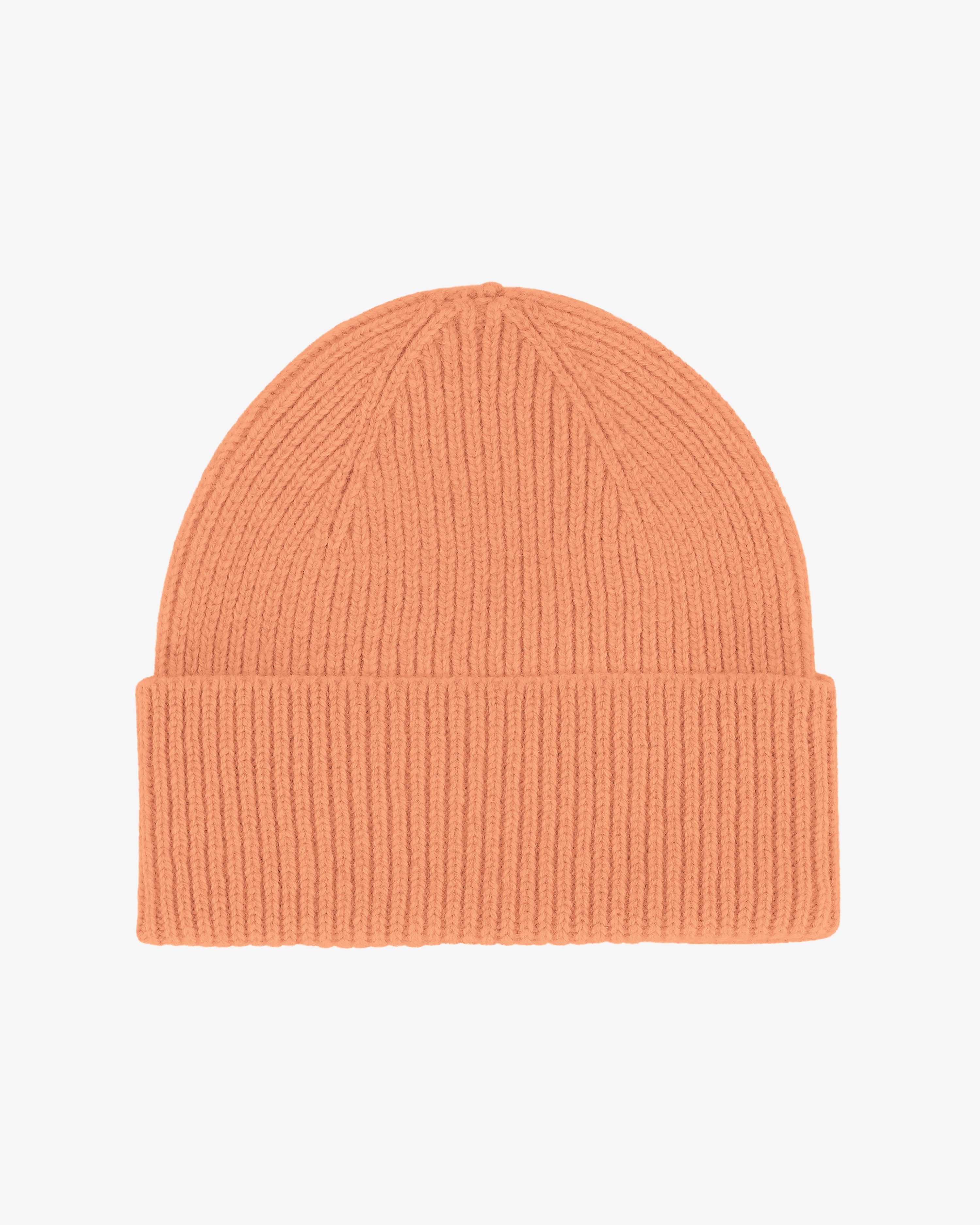 Merino Wool Beanie - Sandstone Orange