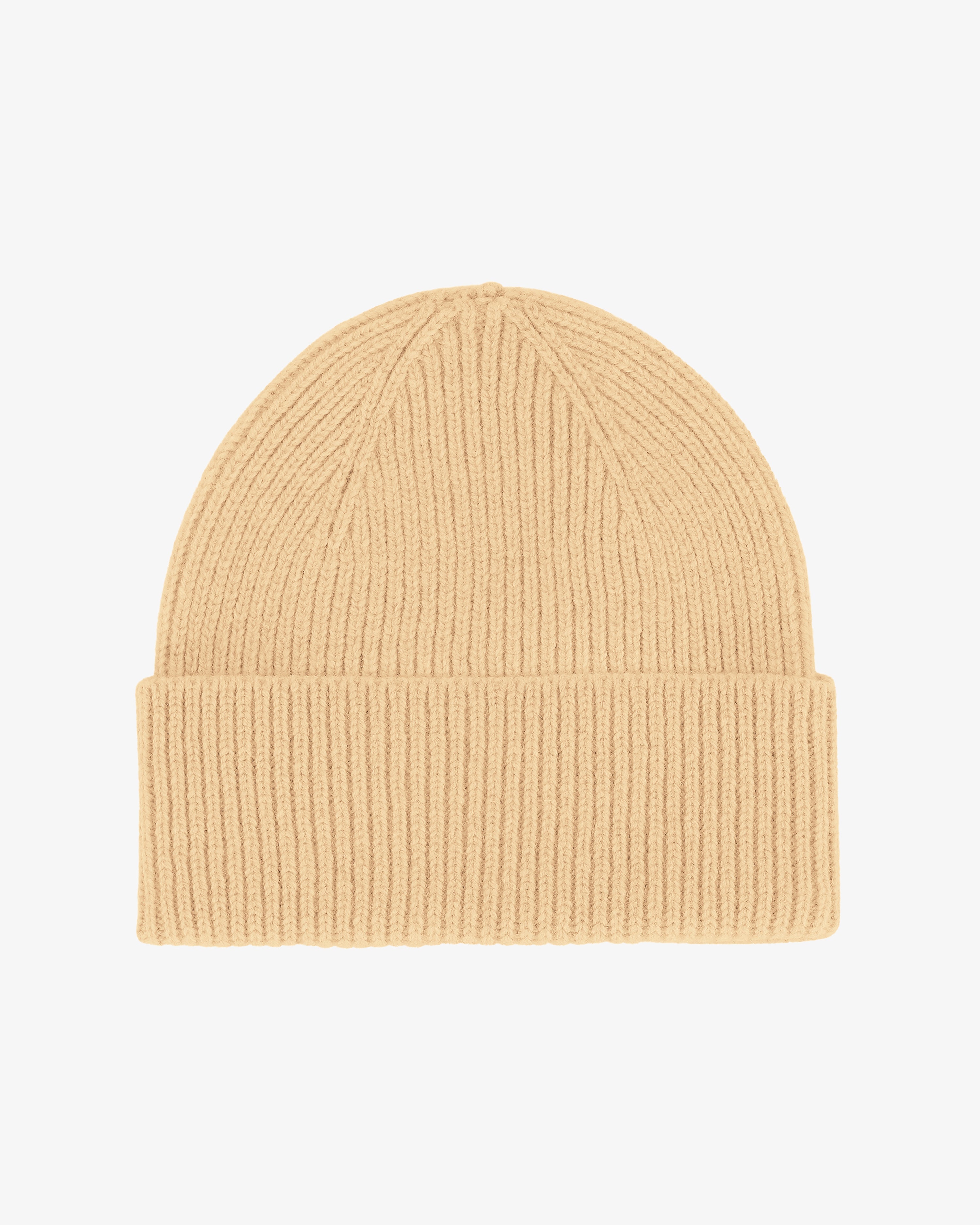 Merino Wool Beanie - Soft Yellow