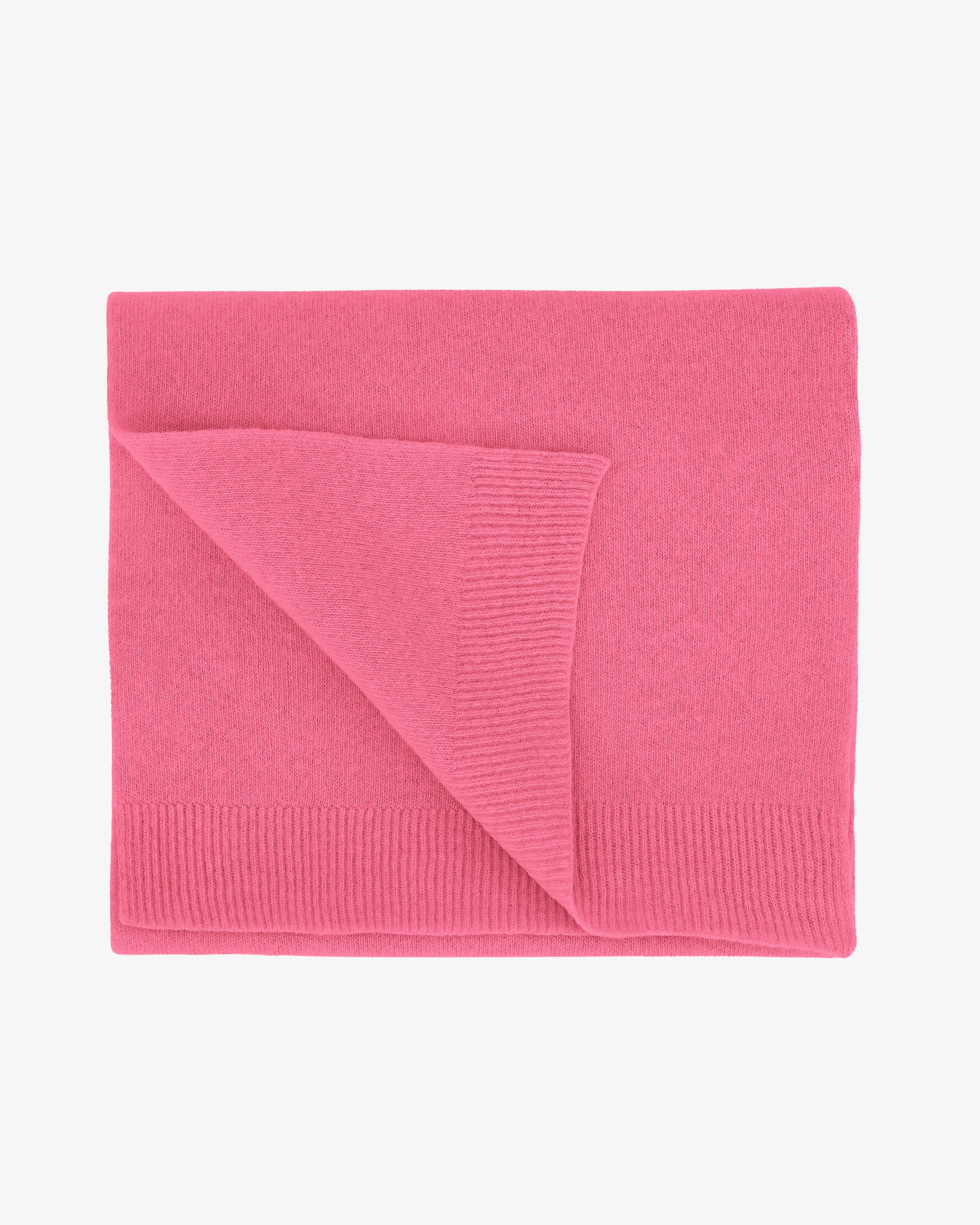 Merino Wool Scarf - Bubblegum Pink