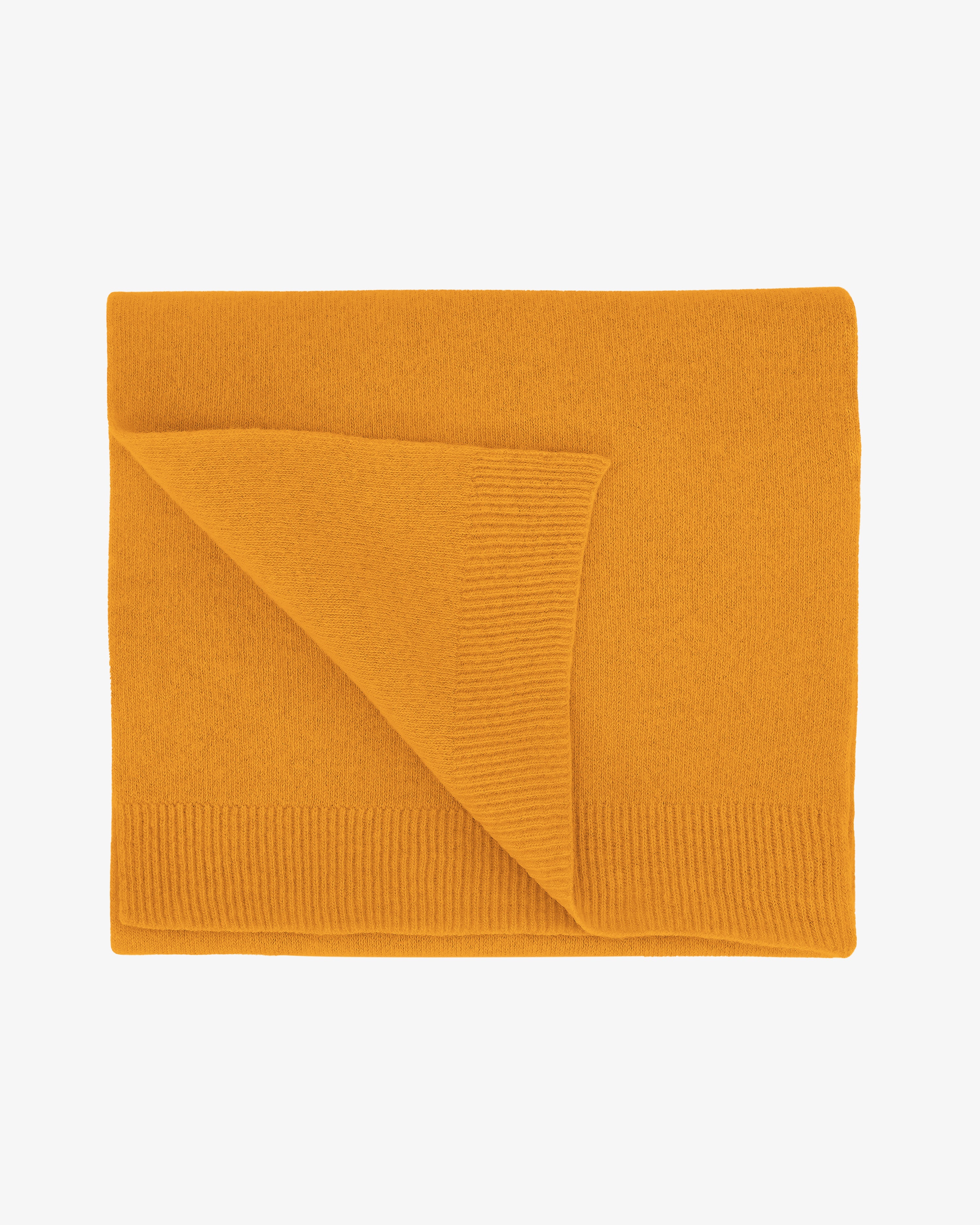 Merino Wool Scarf - Burned Yellow