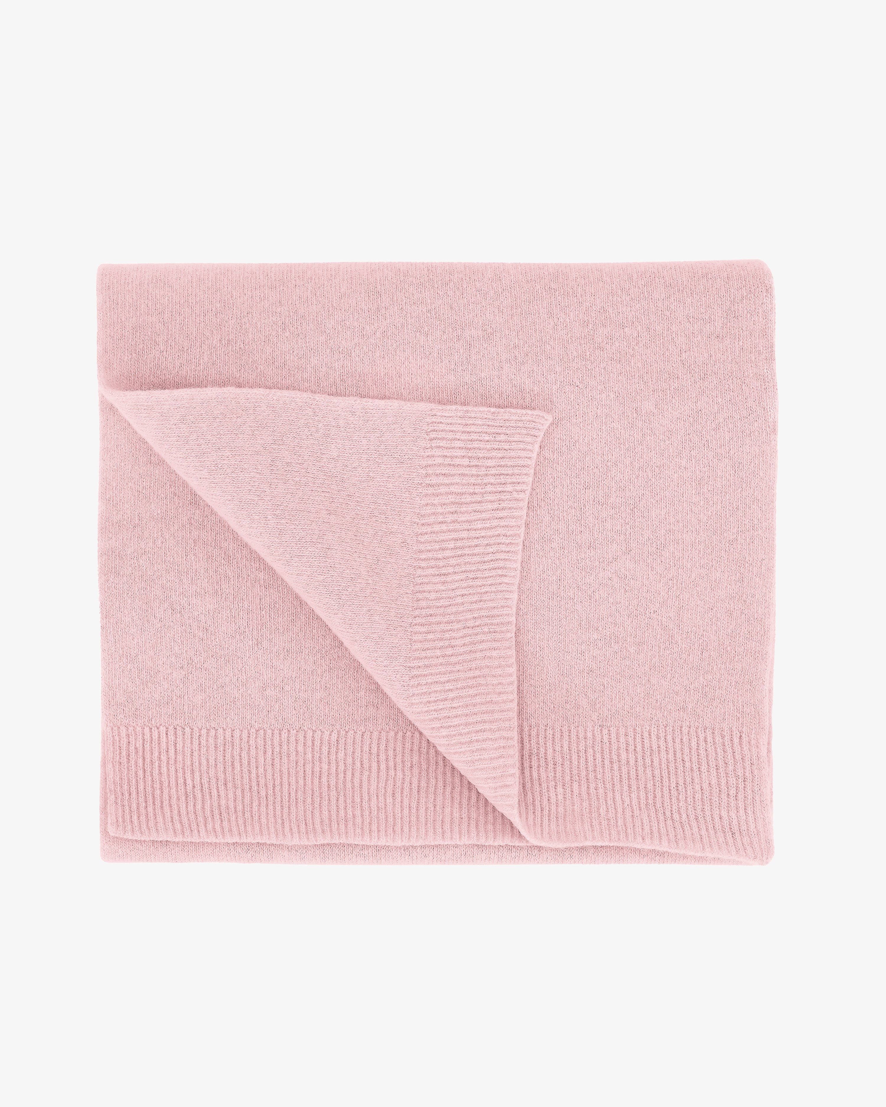 Merino Wool Scarf - Faded Pink