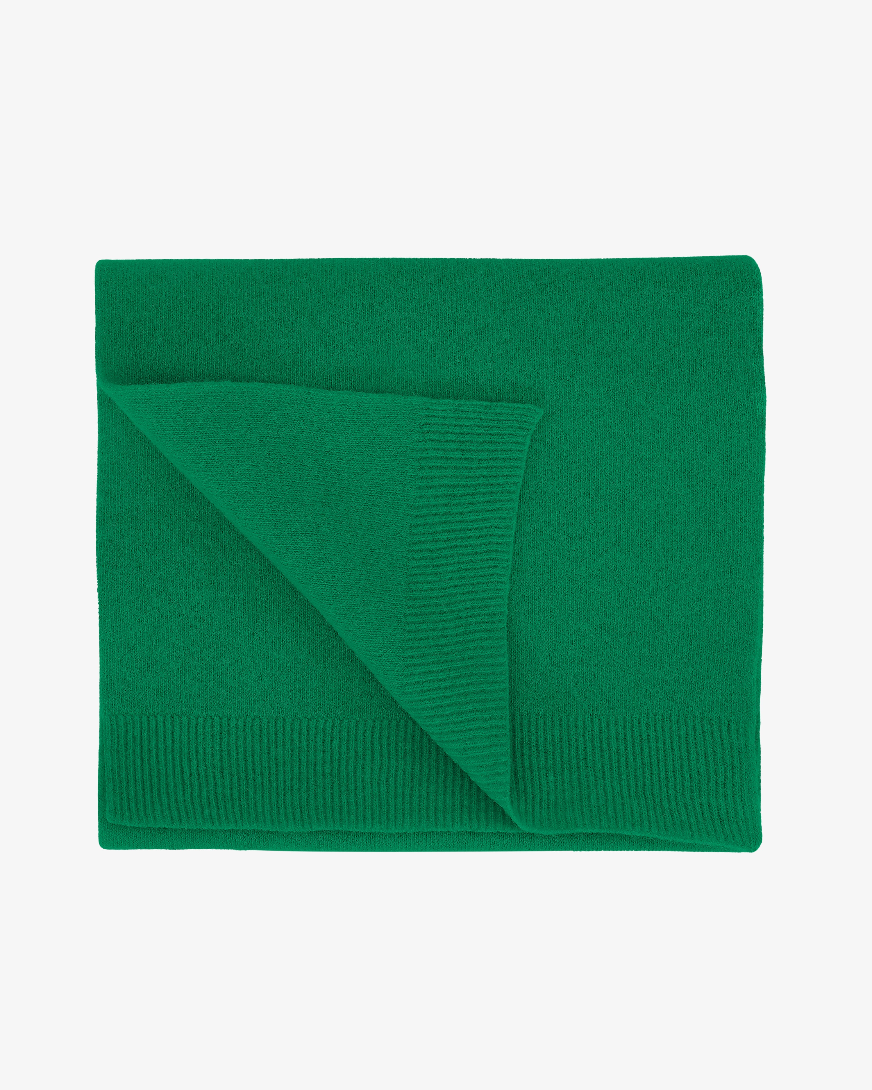 Merino Wool Scarf - Kelly Green