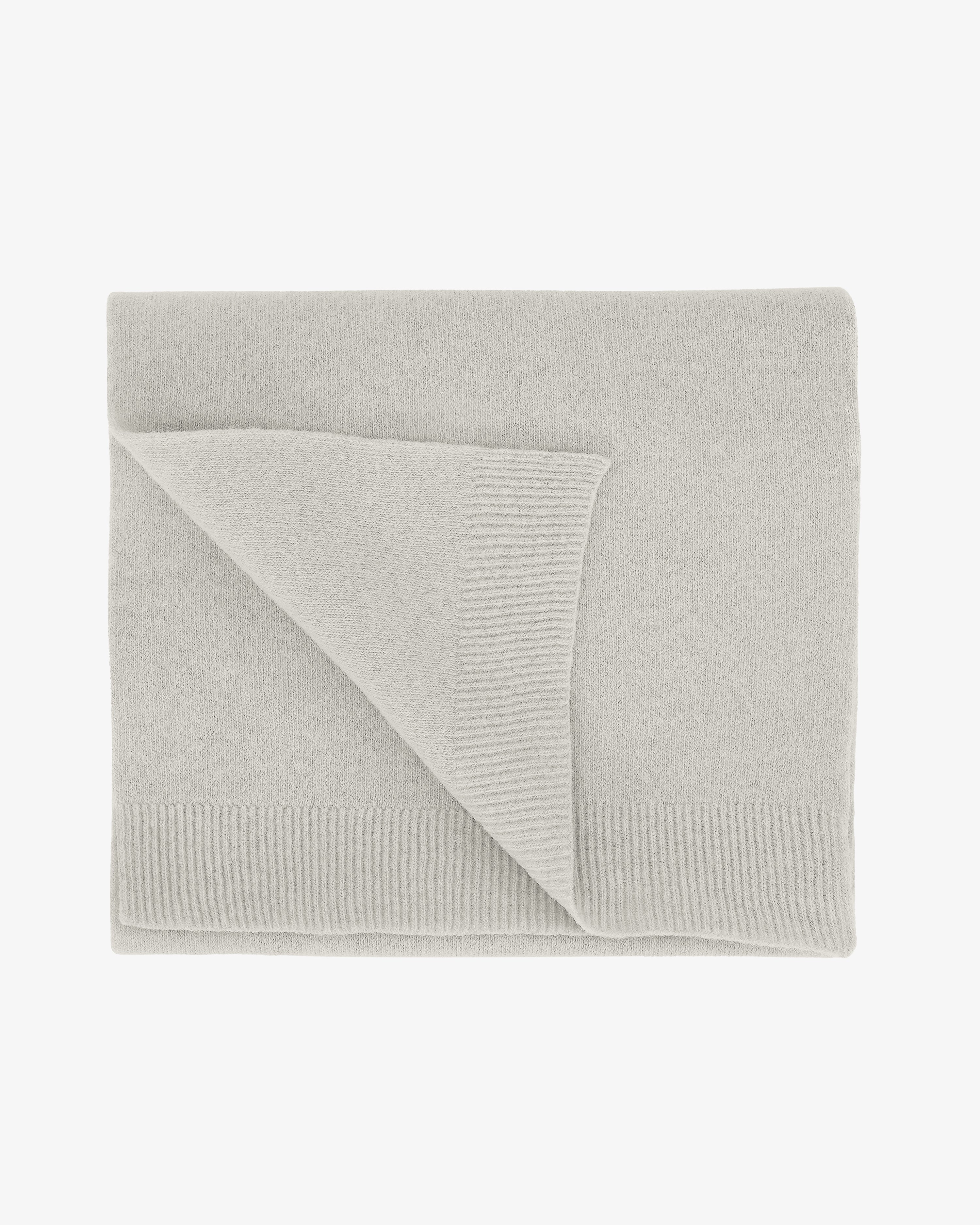 Merino Wool Scarf - Limestone Grey