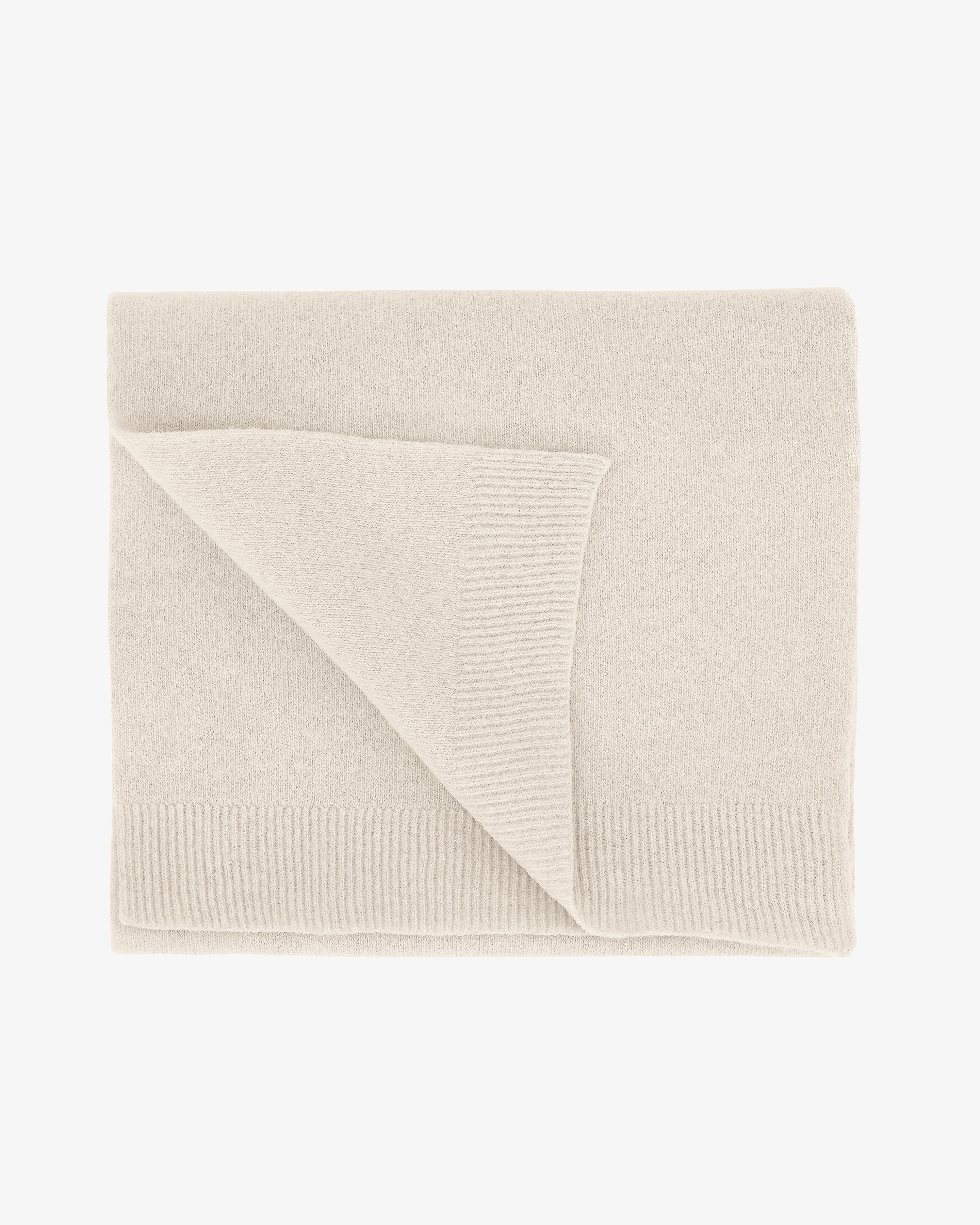 Merino Wool Scarf - Optical White