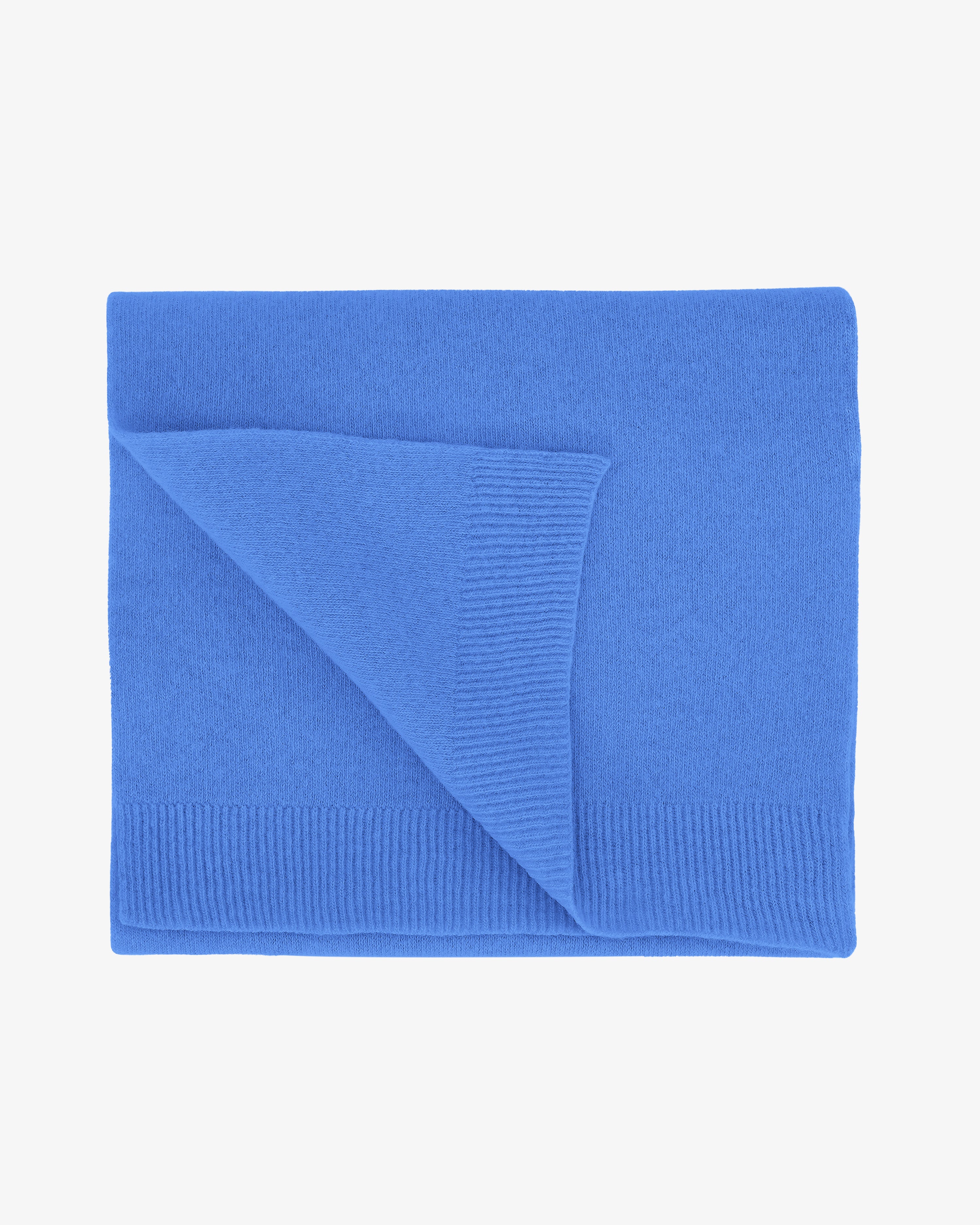 Merino Wool Scarf - Pacific Blue