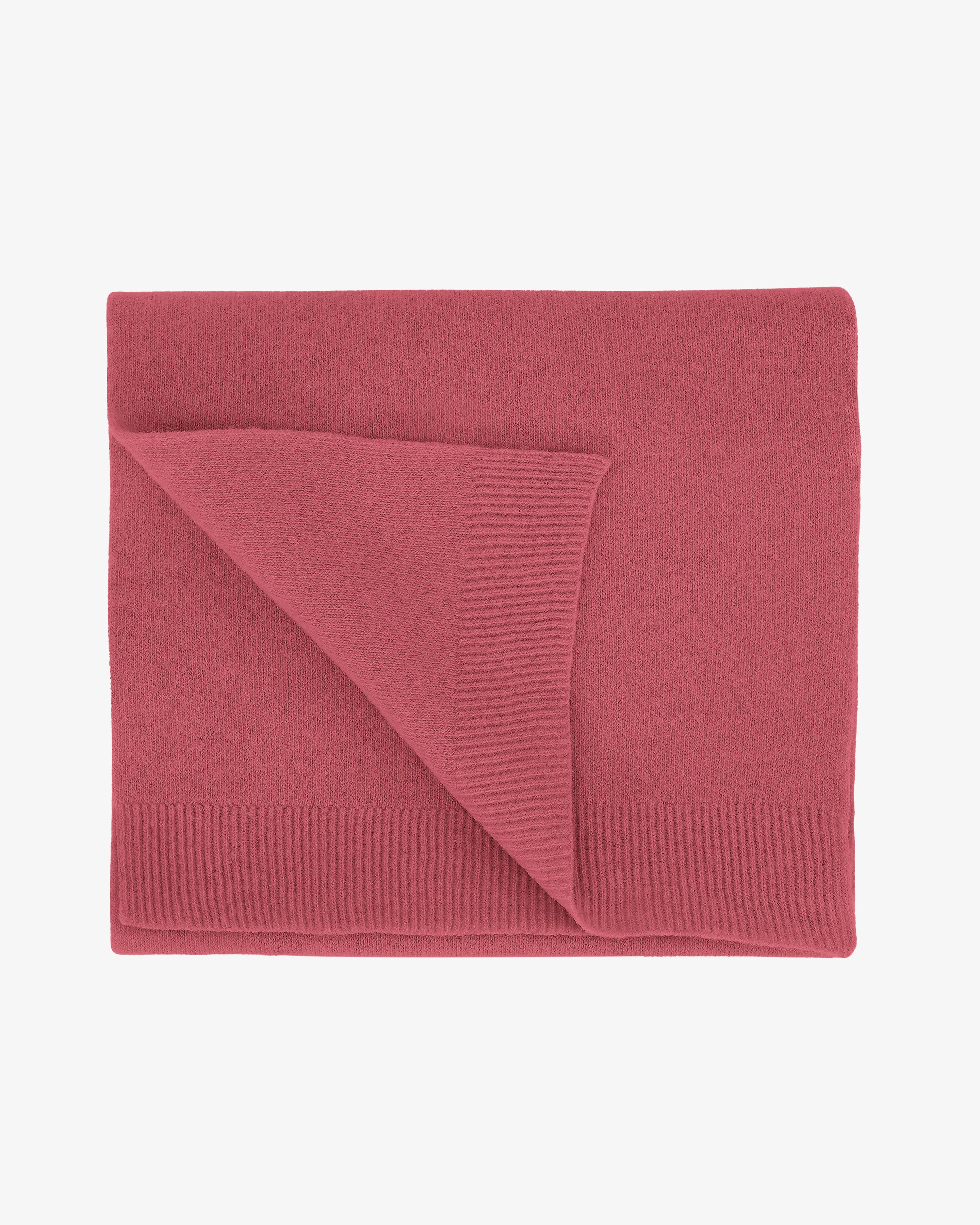 Merino Wool Scarf - Raspberry Pink