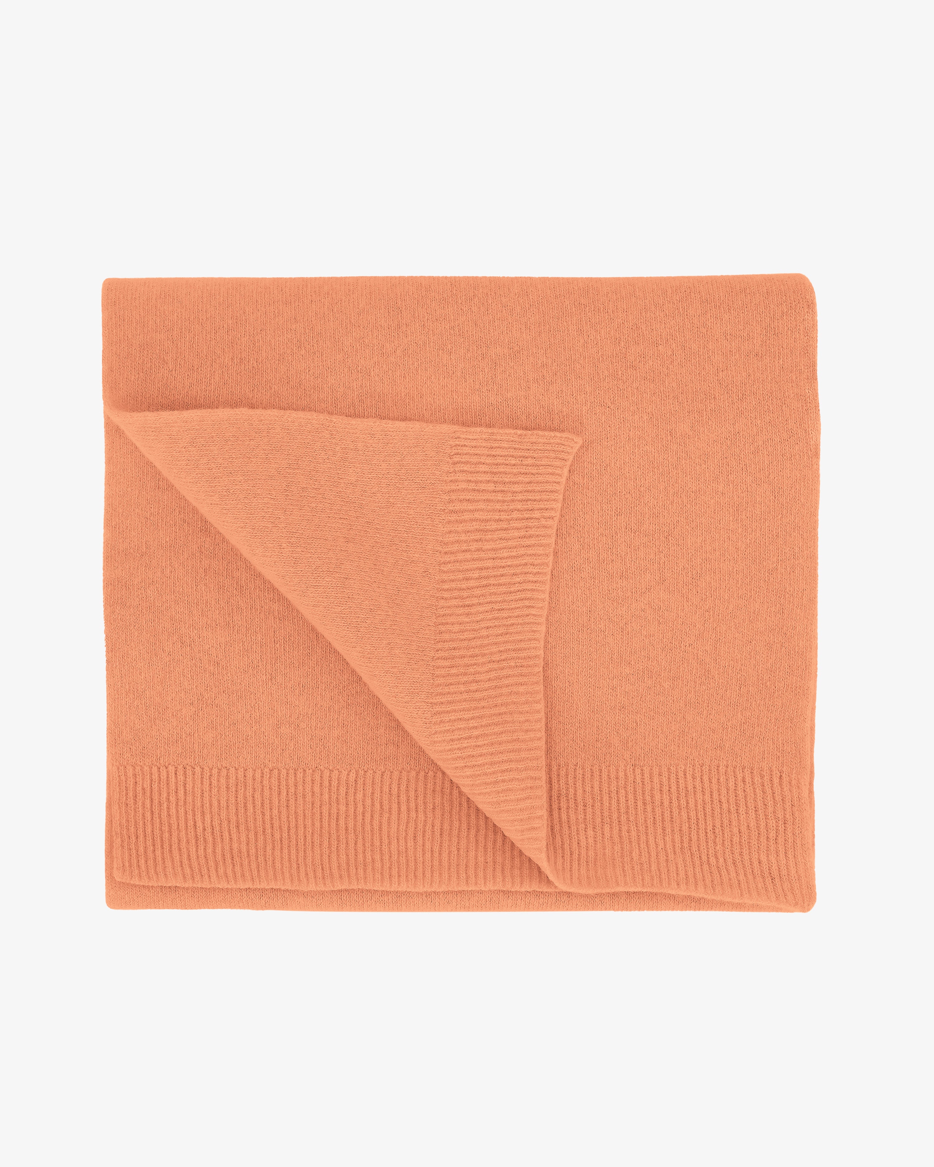 Merino Wool Scarf - Sandstone Orange