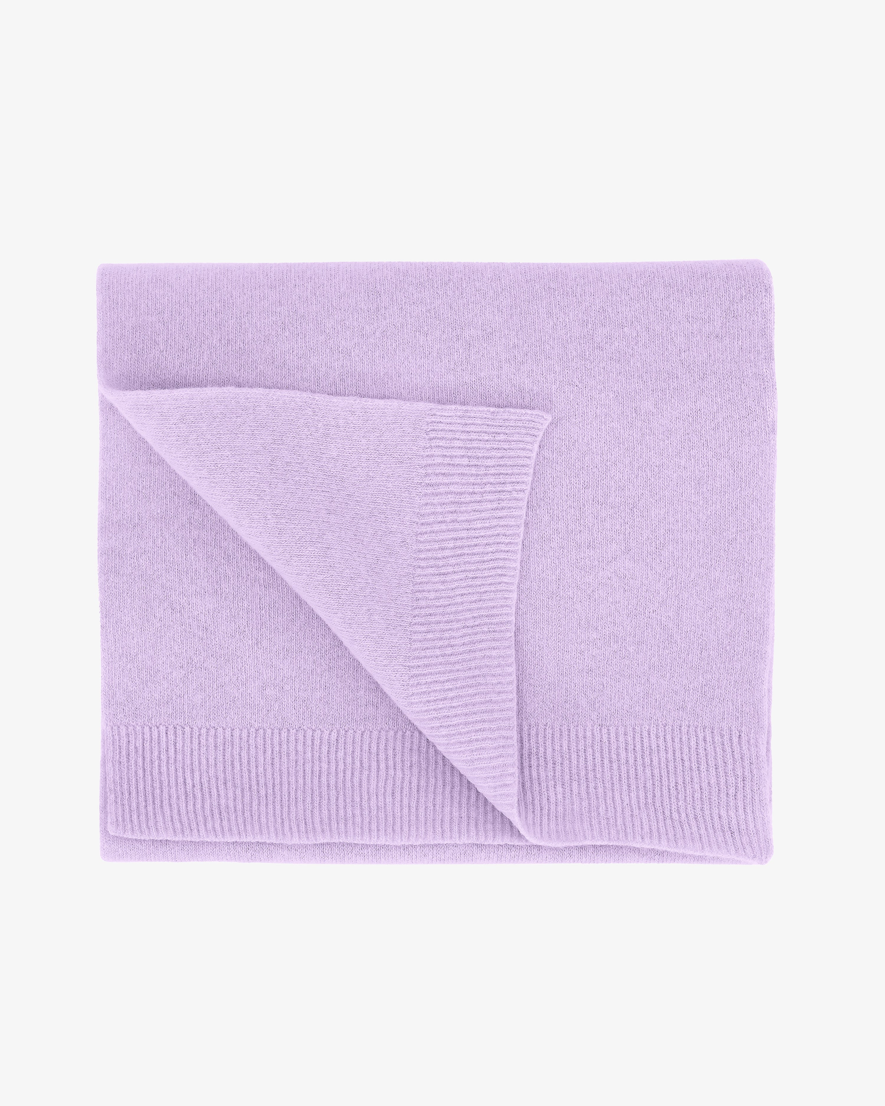 Merino Wool Scarf - Soft Lavender