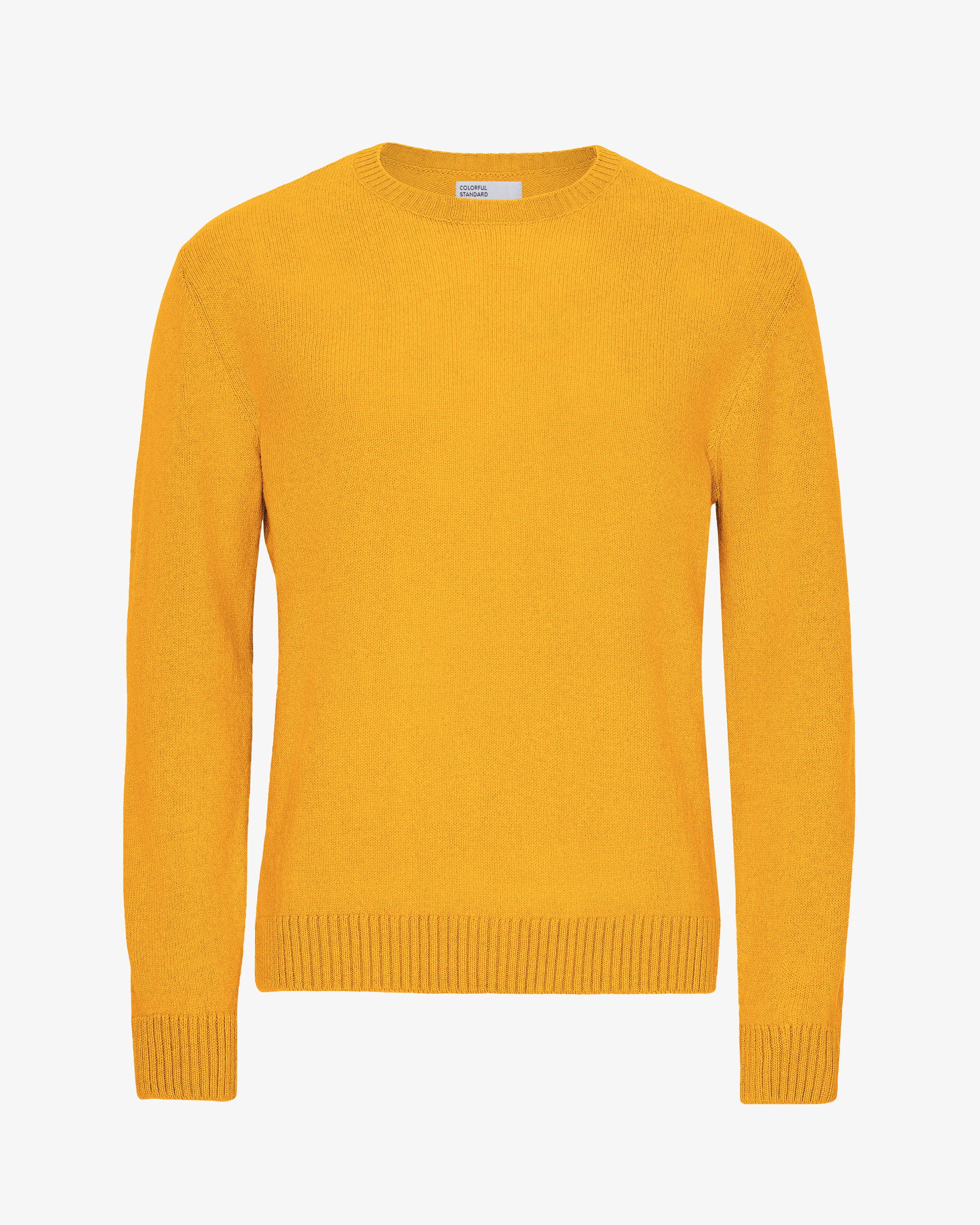 Classic Merino Wool Crew - Burned Yellow