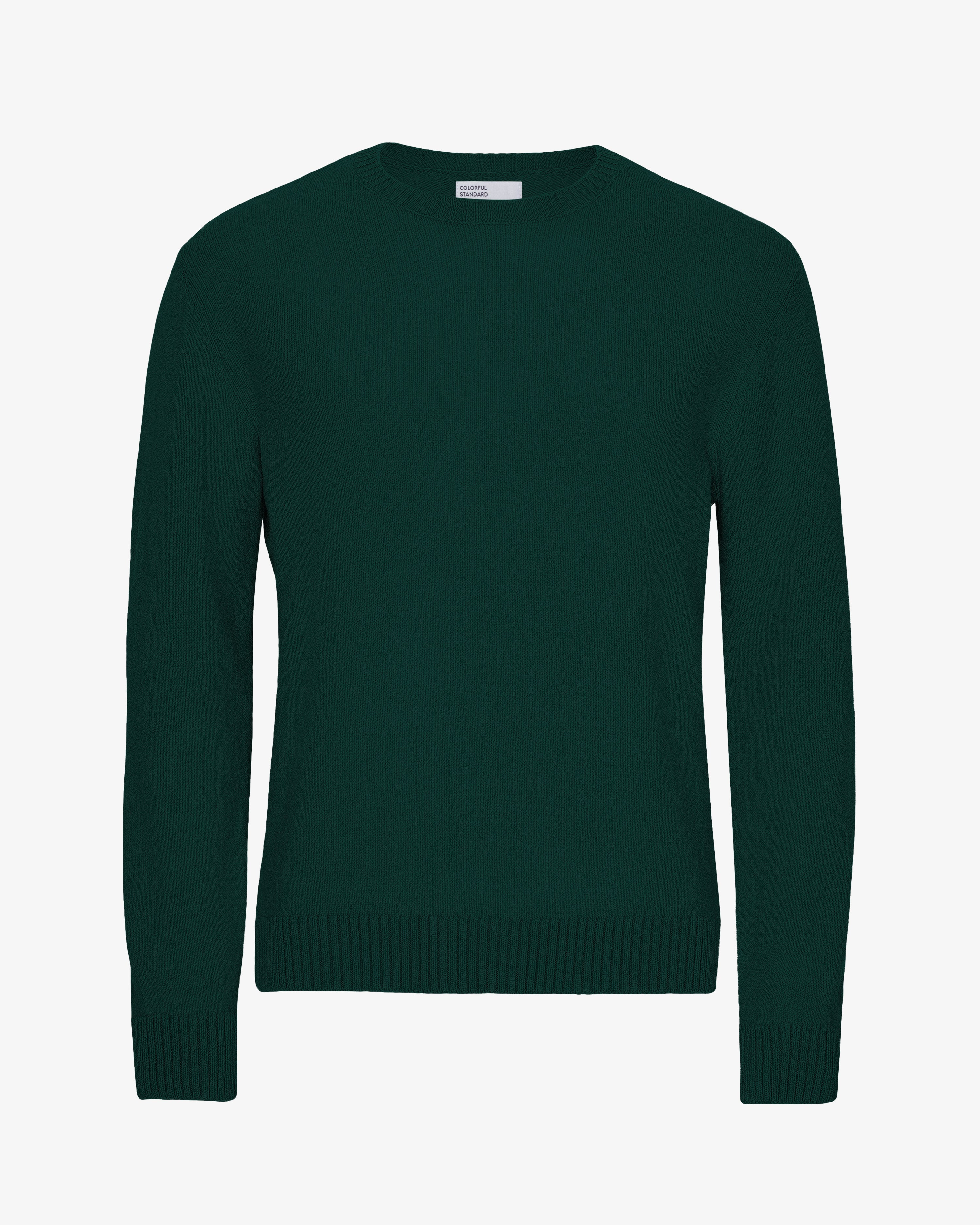 Classic Merino Wool Crew - Emerald Green