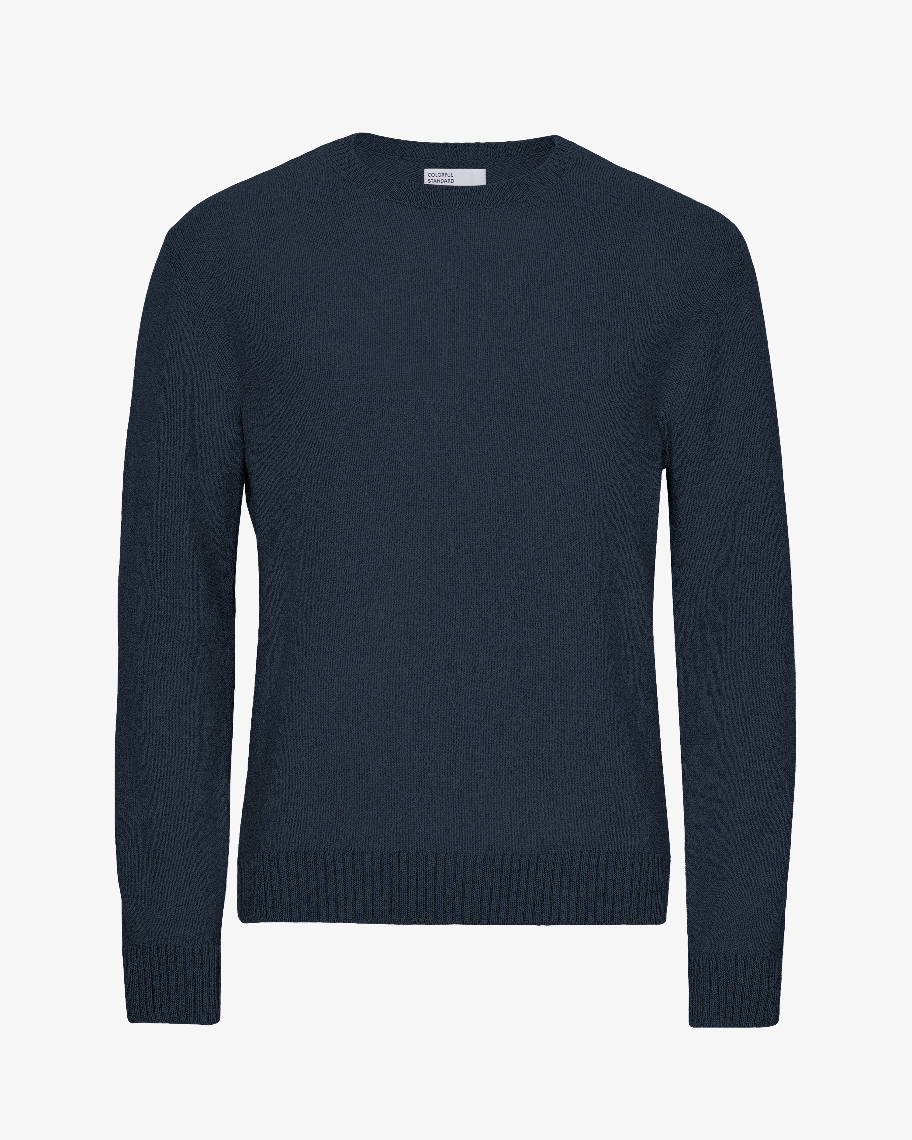 Classic Merino Wool Crew - Navy Blue