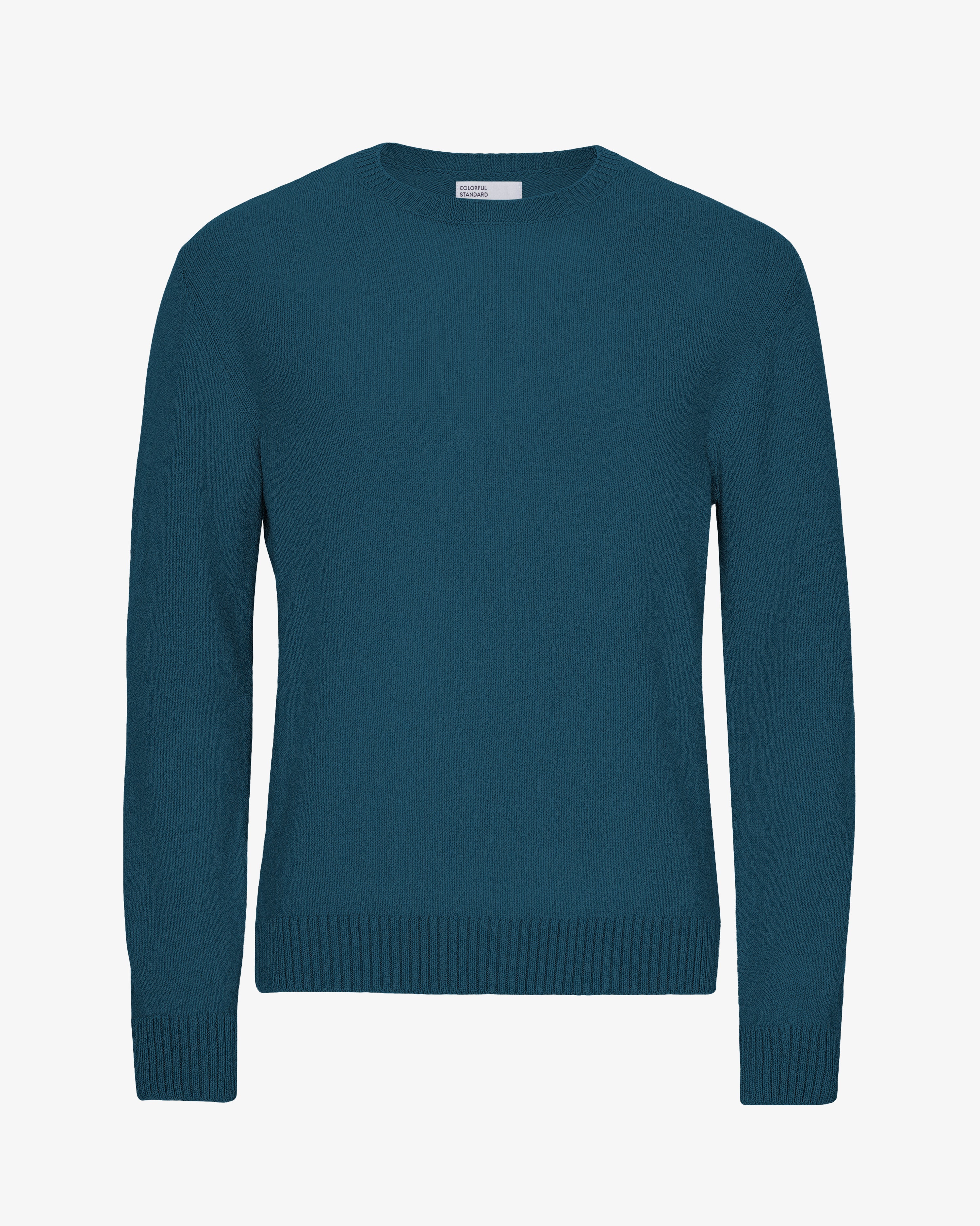 Classic Merino Wool Crew - Ocean Green