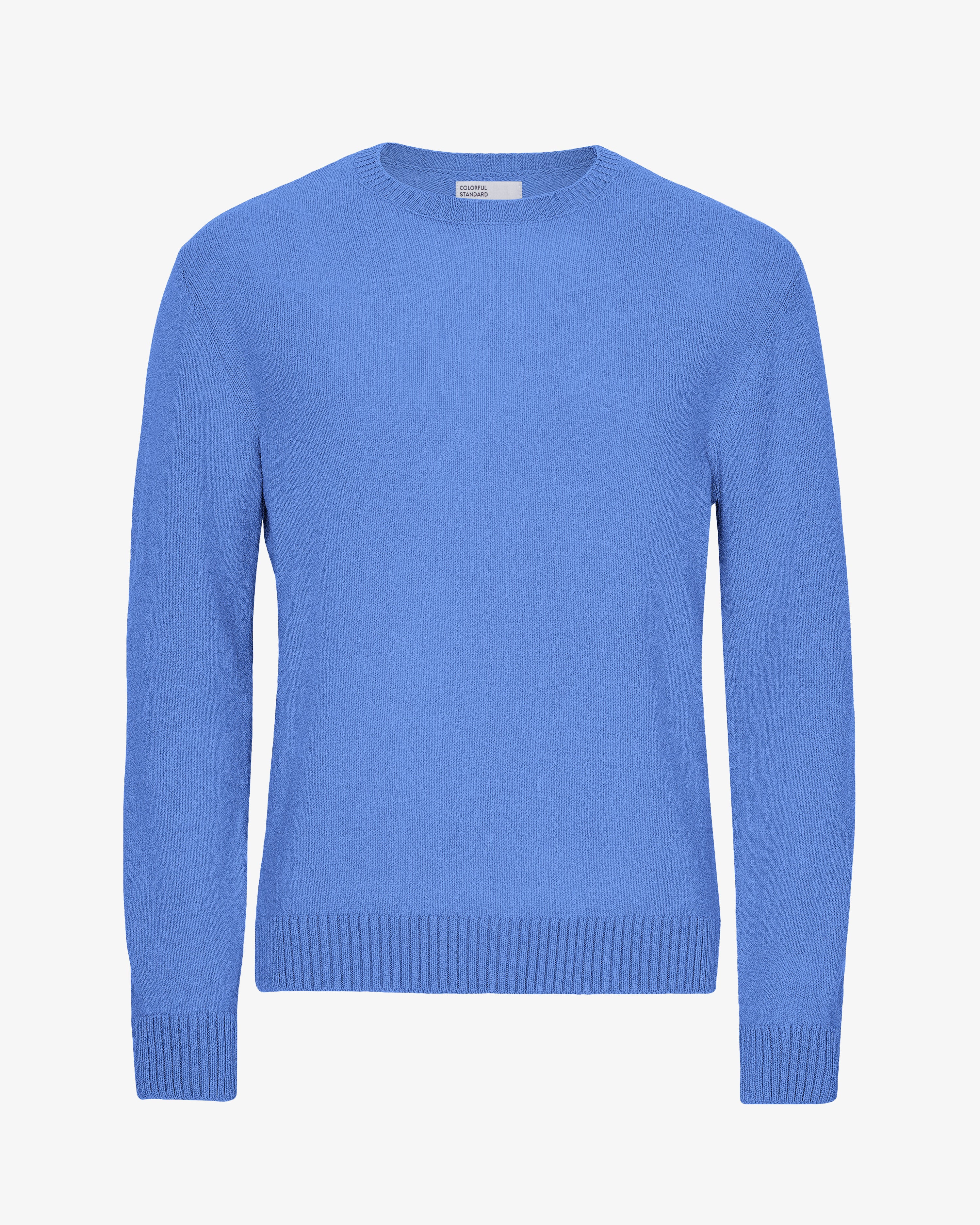 Classic Merino Wool Crew - Pacific Blue