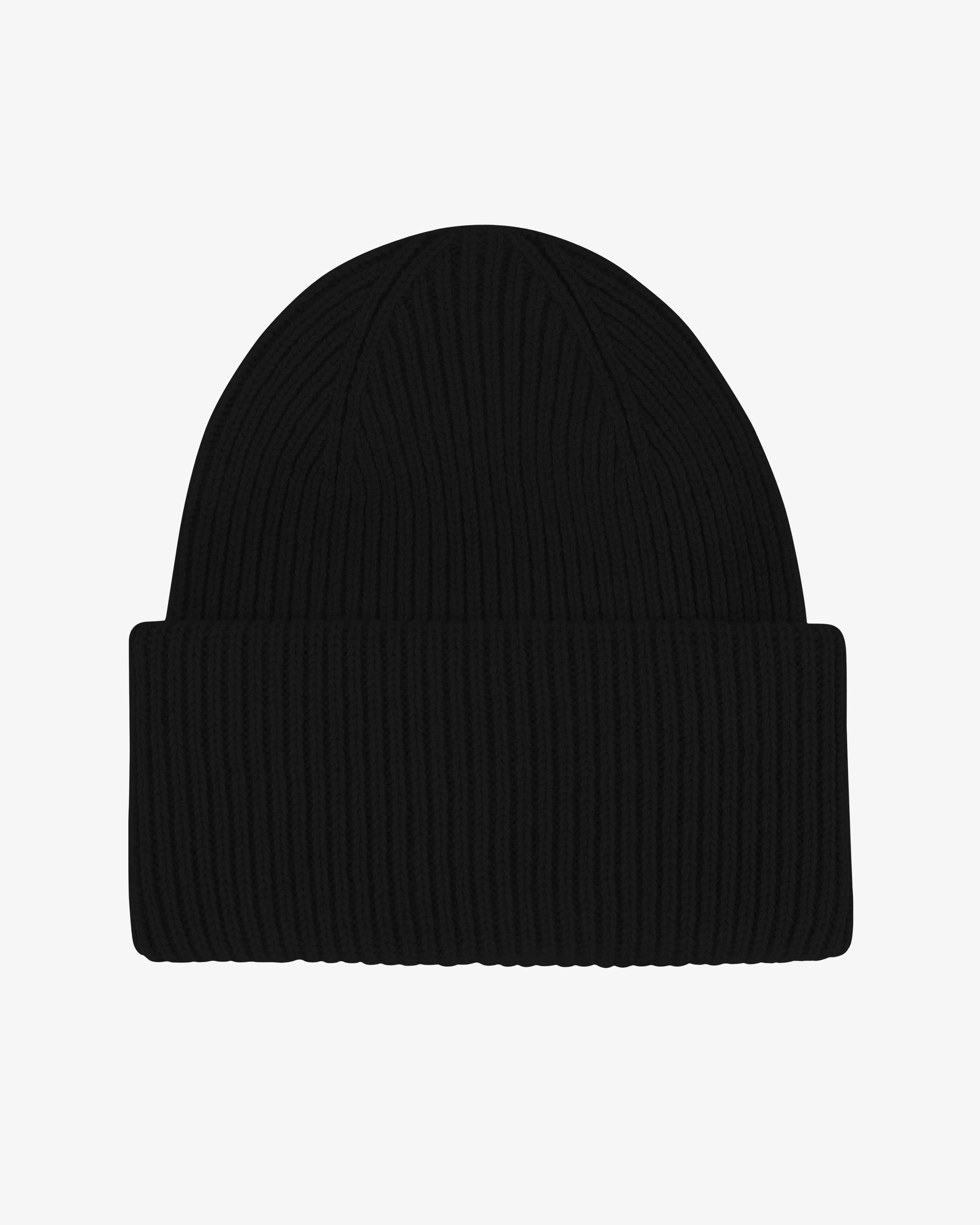 Merino Wool Hat - Deep Black