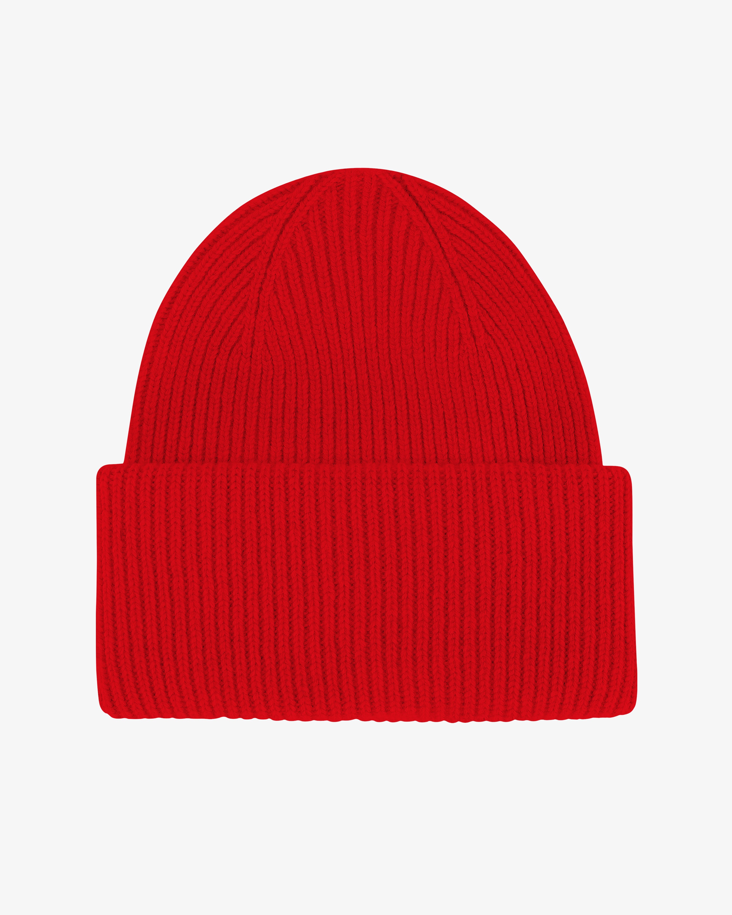 Merino Wool Hat - Scarlet Red