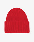 Merino Wool Hat - Scarlet Red
