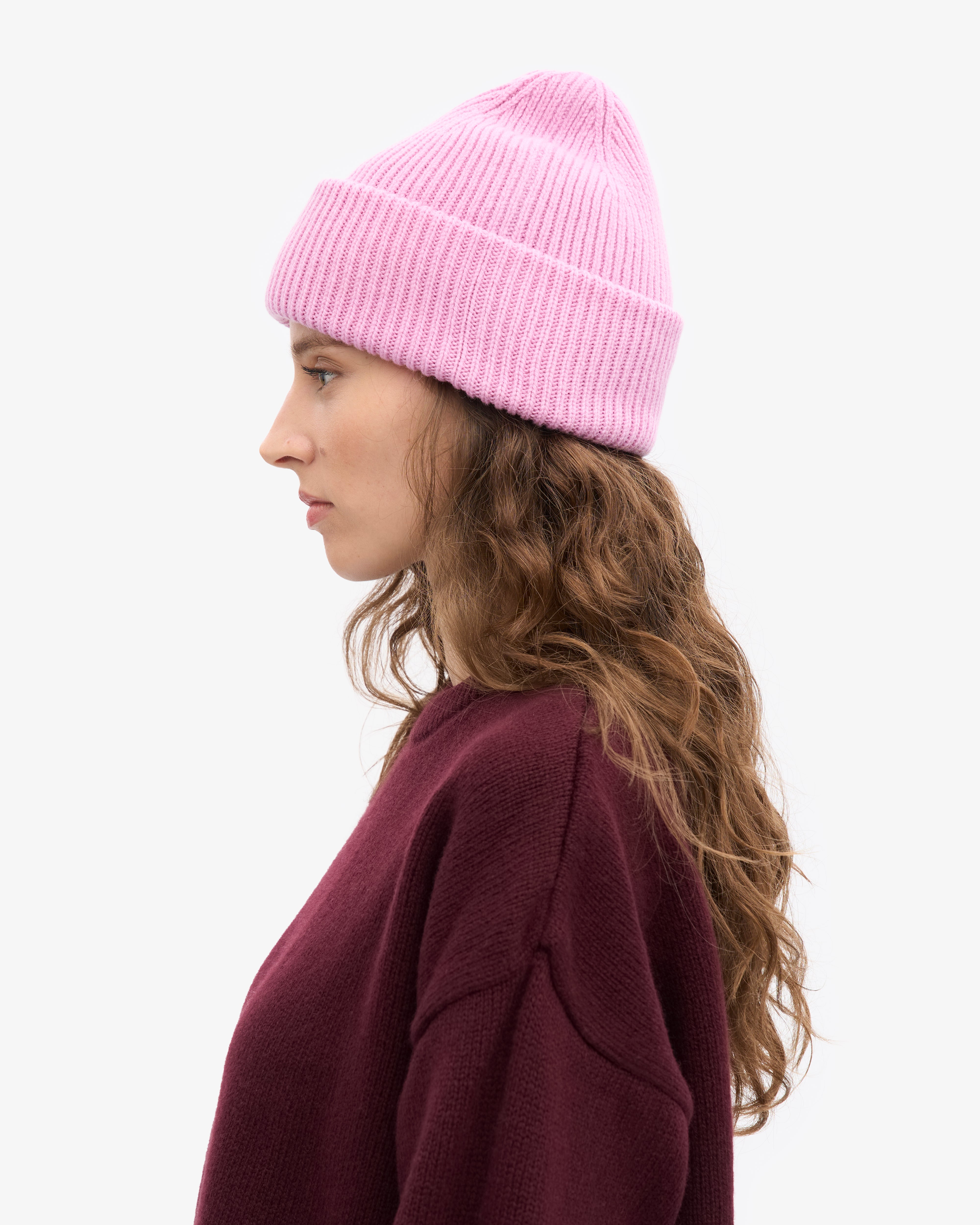 Merino Wool Hat - Cherry Blossom