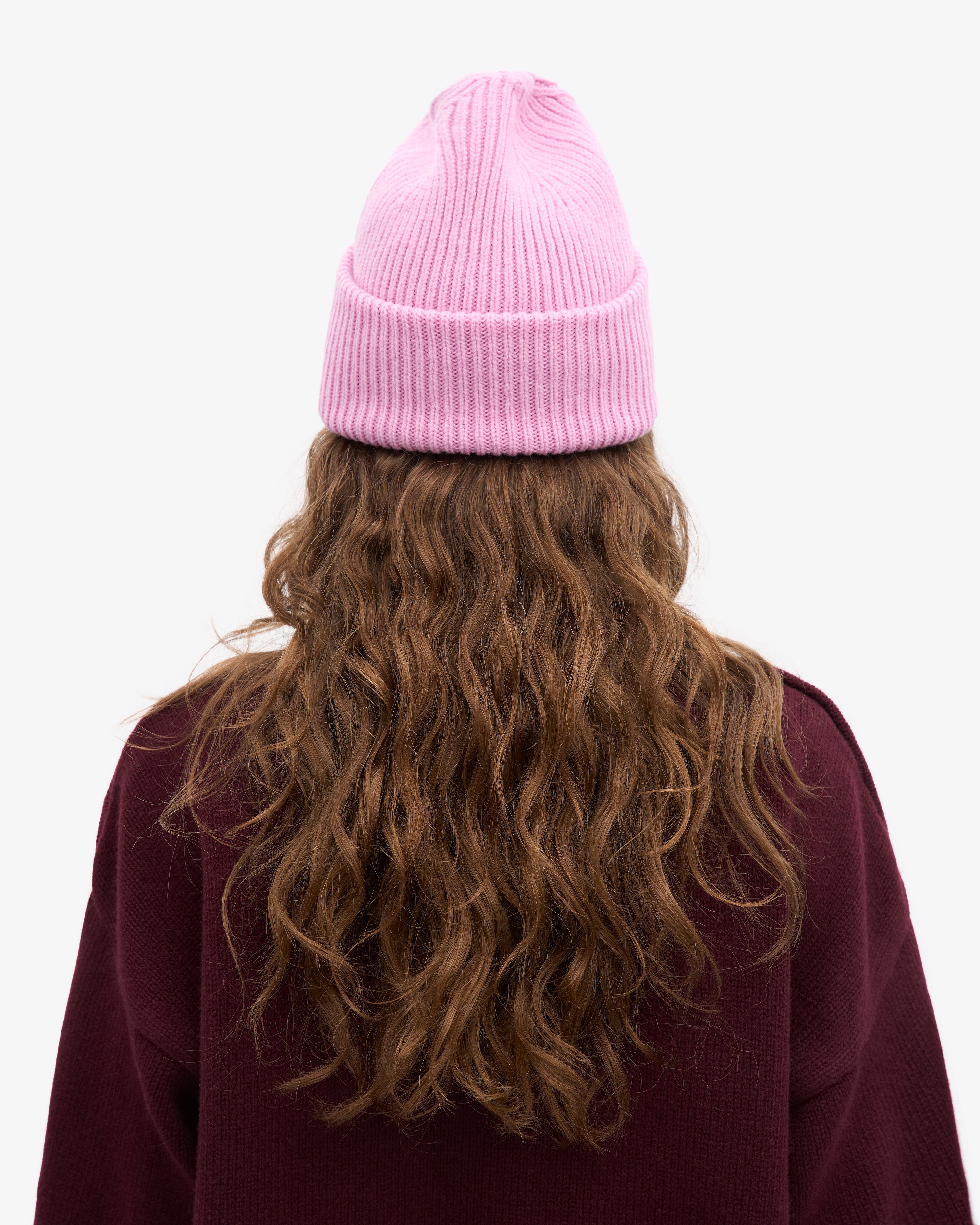 Merino Wool Hat - Cherry Blossom