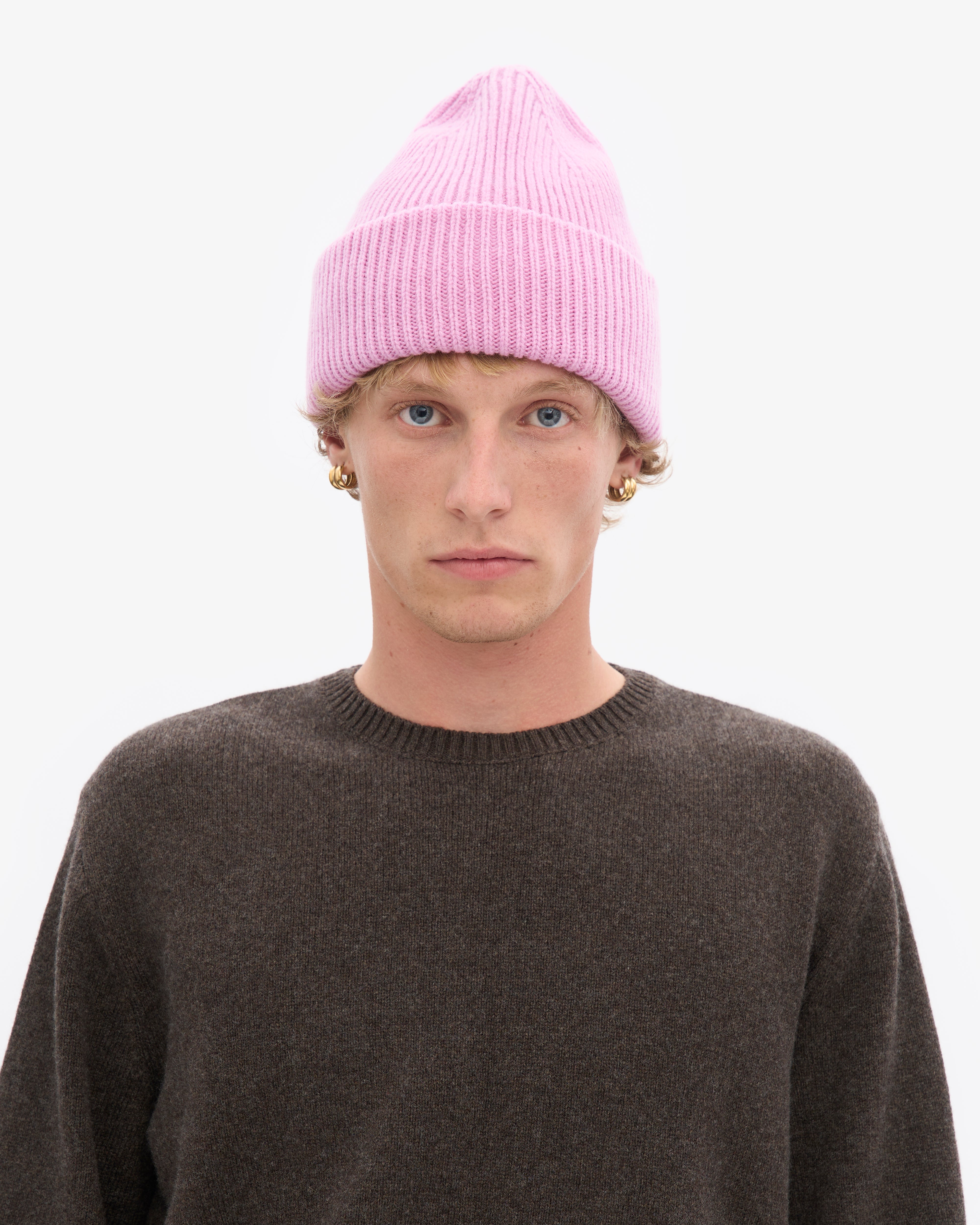 Merino Wool Hat - Cherry Blossom