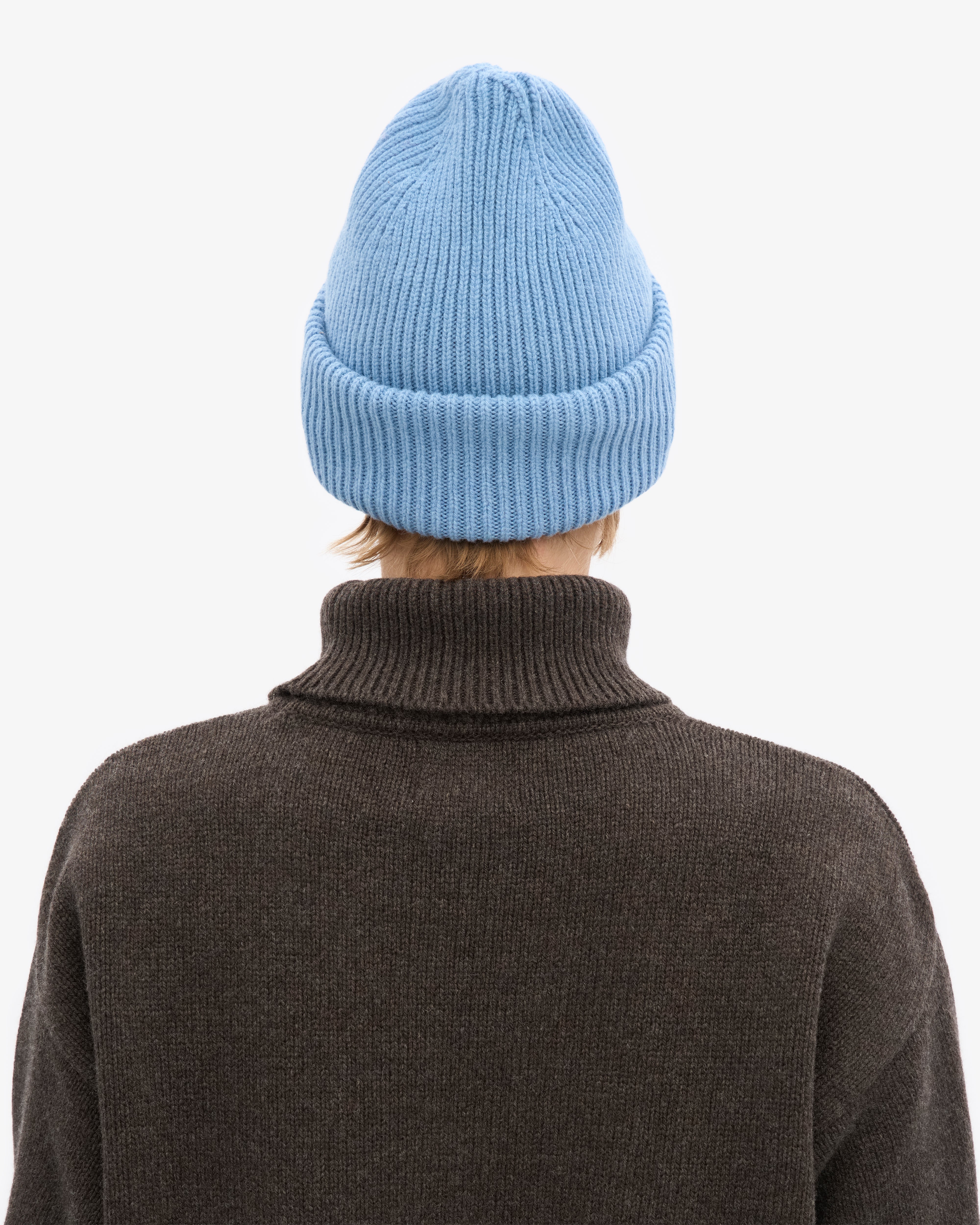 Merino Wool Hat - Seaside Blue