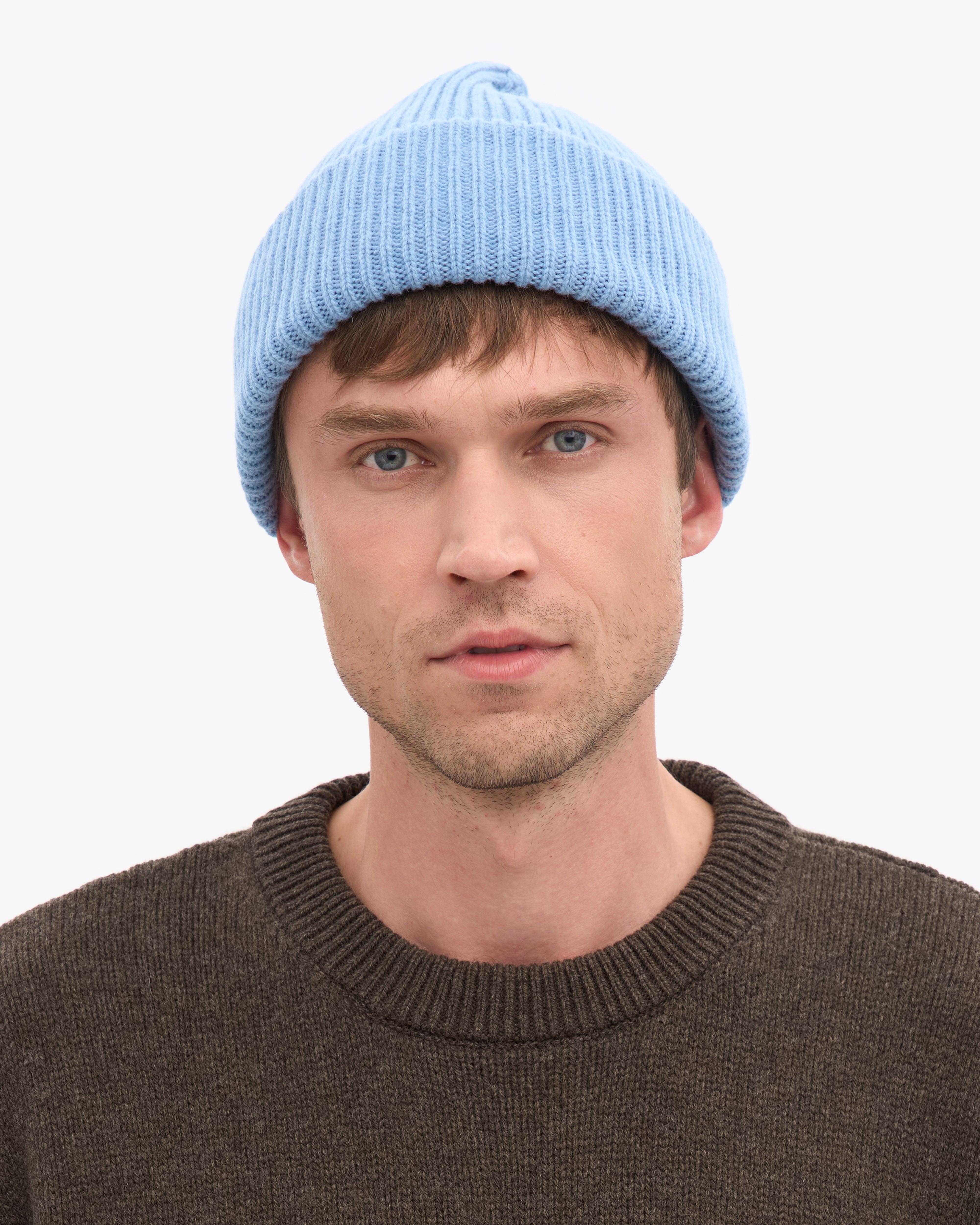 Merino Wool Hat - Seaside Blue