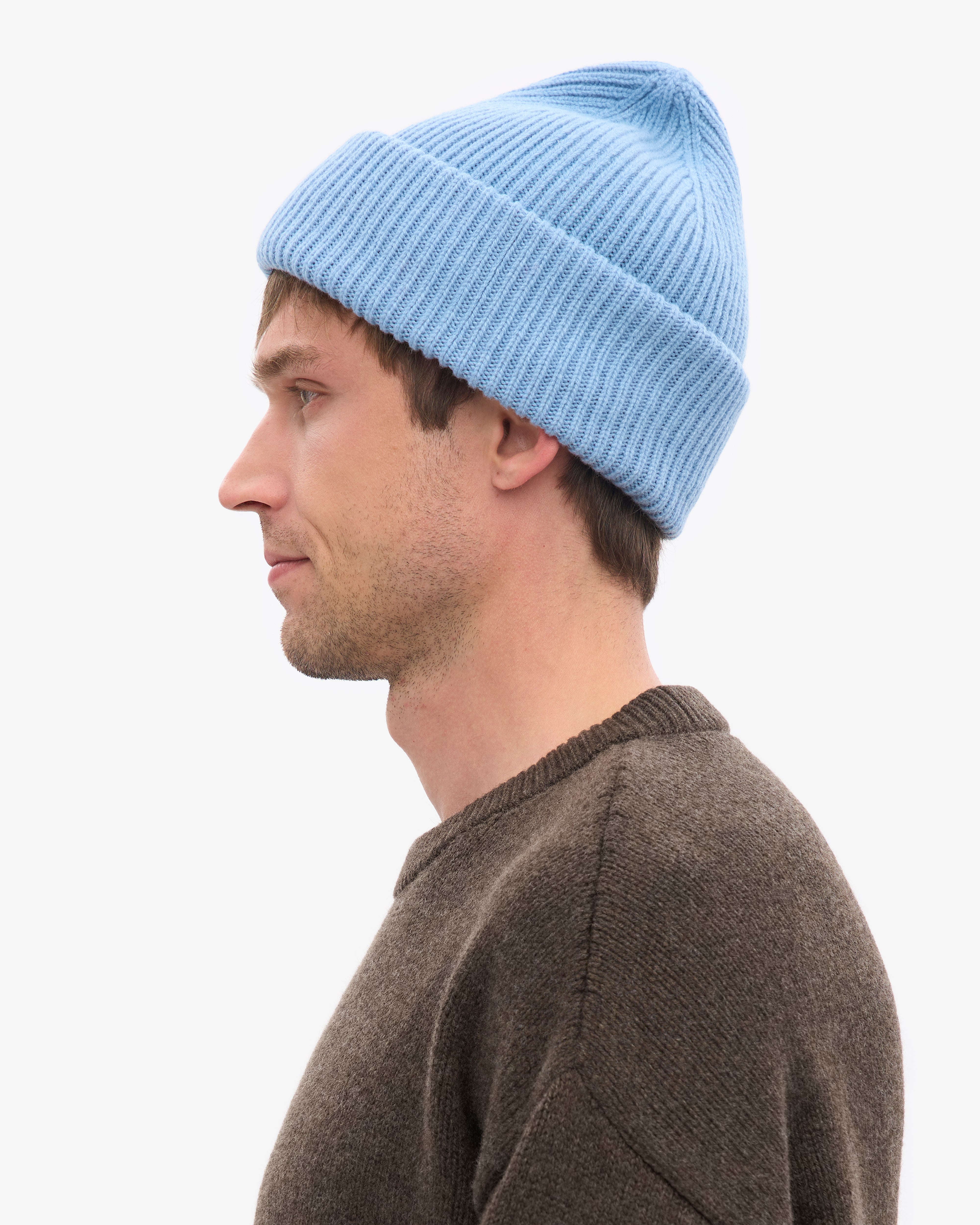 Merino Wool Hat - Seaside Blue